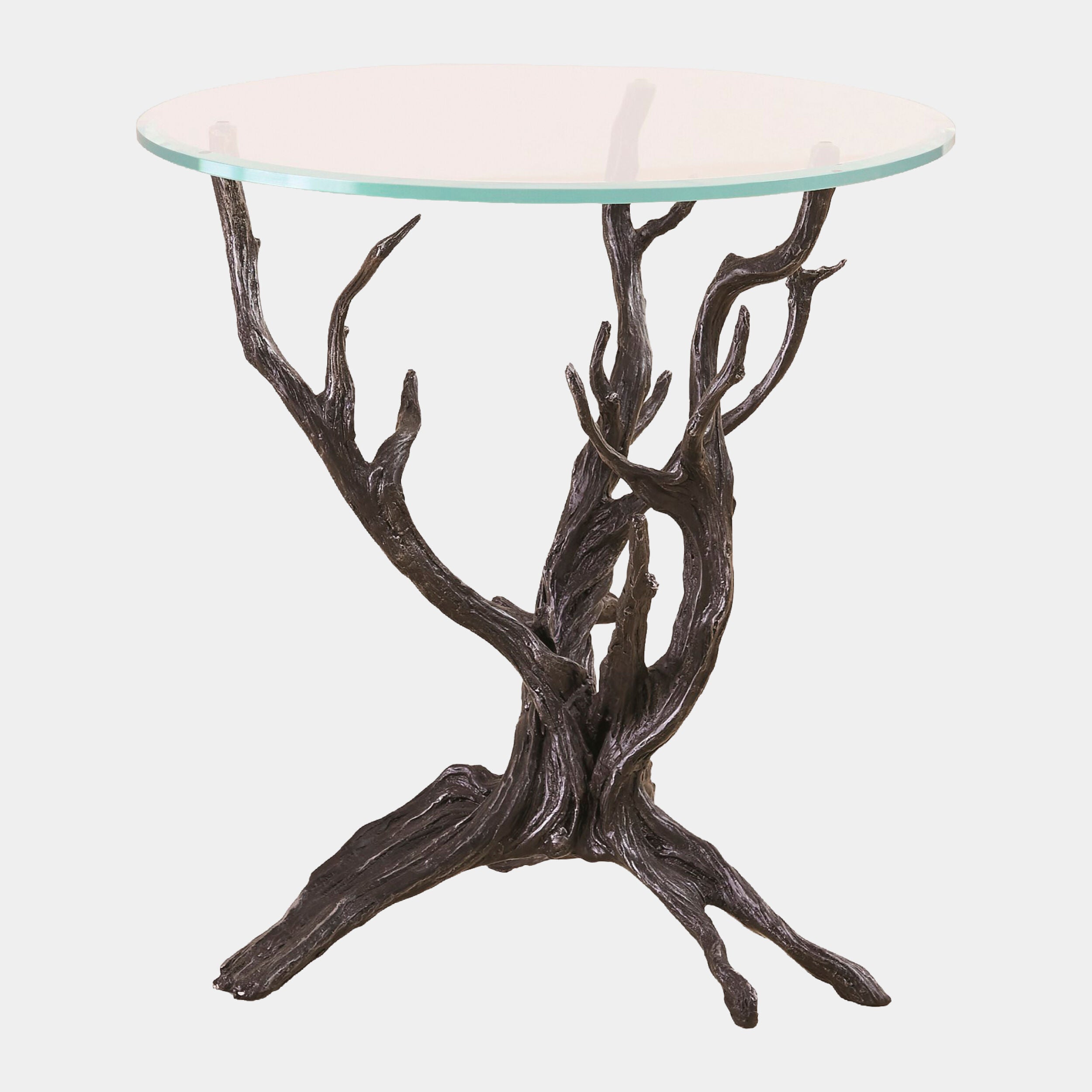 Monterey End Table-Natural Iron