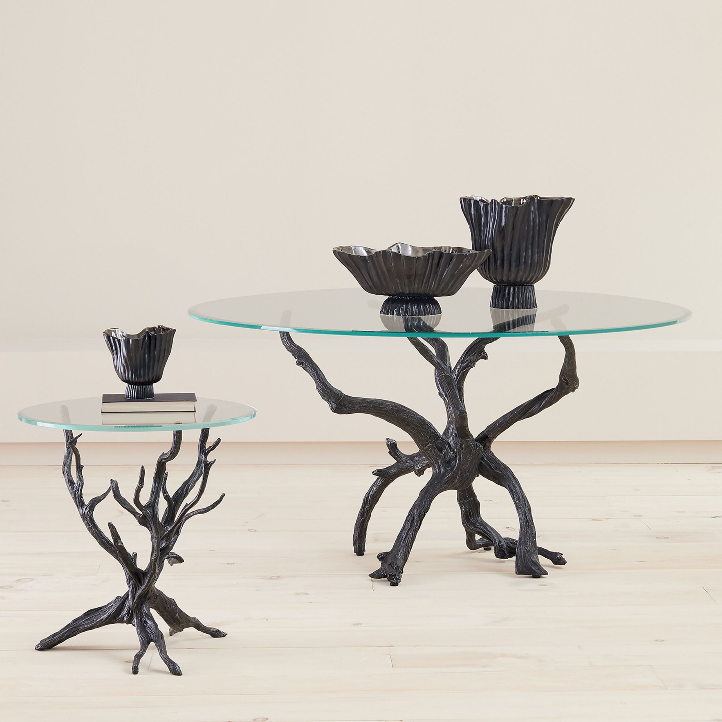 Monterey End Table-Natural Iron