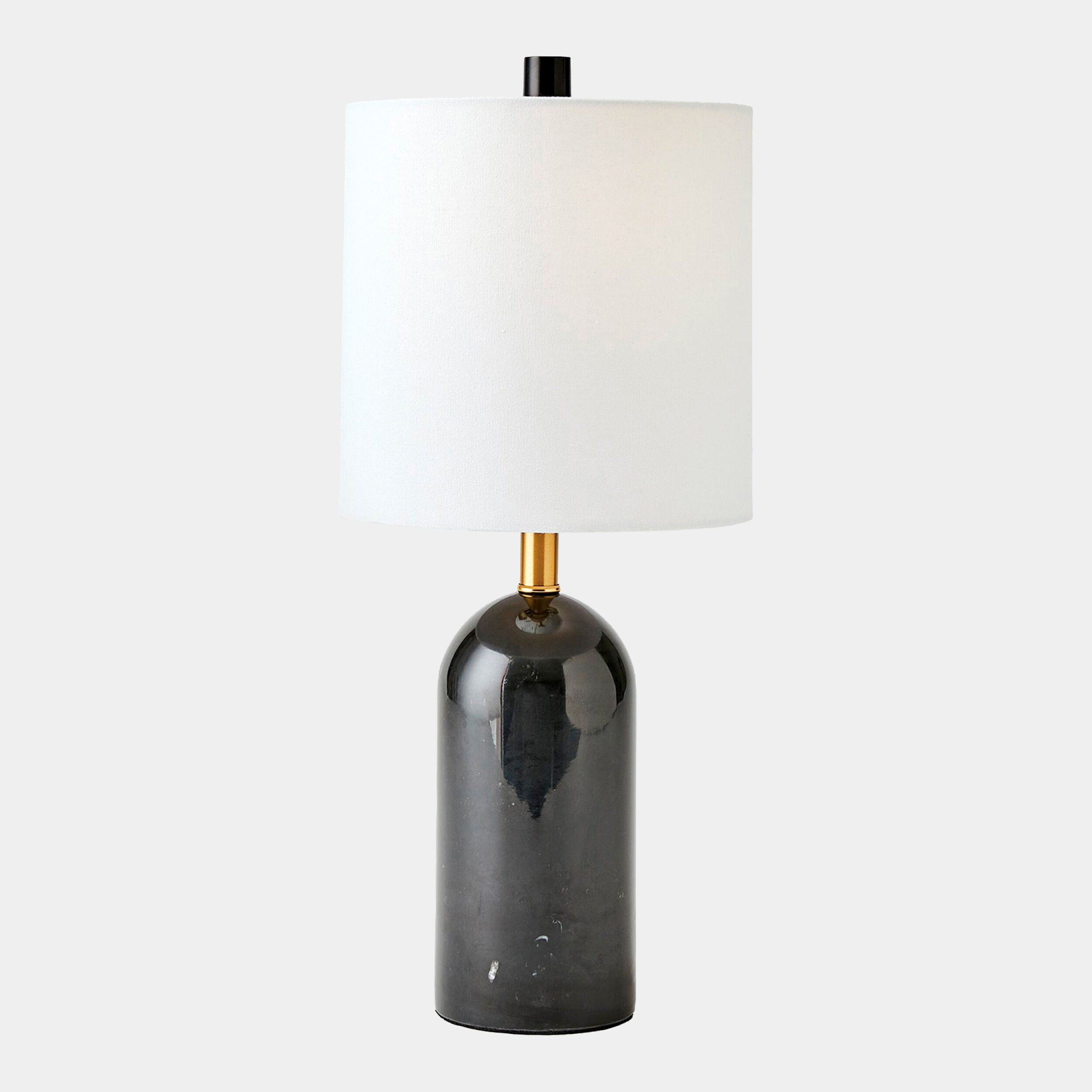 Callanish Marble Lamp-Black-Sm