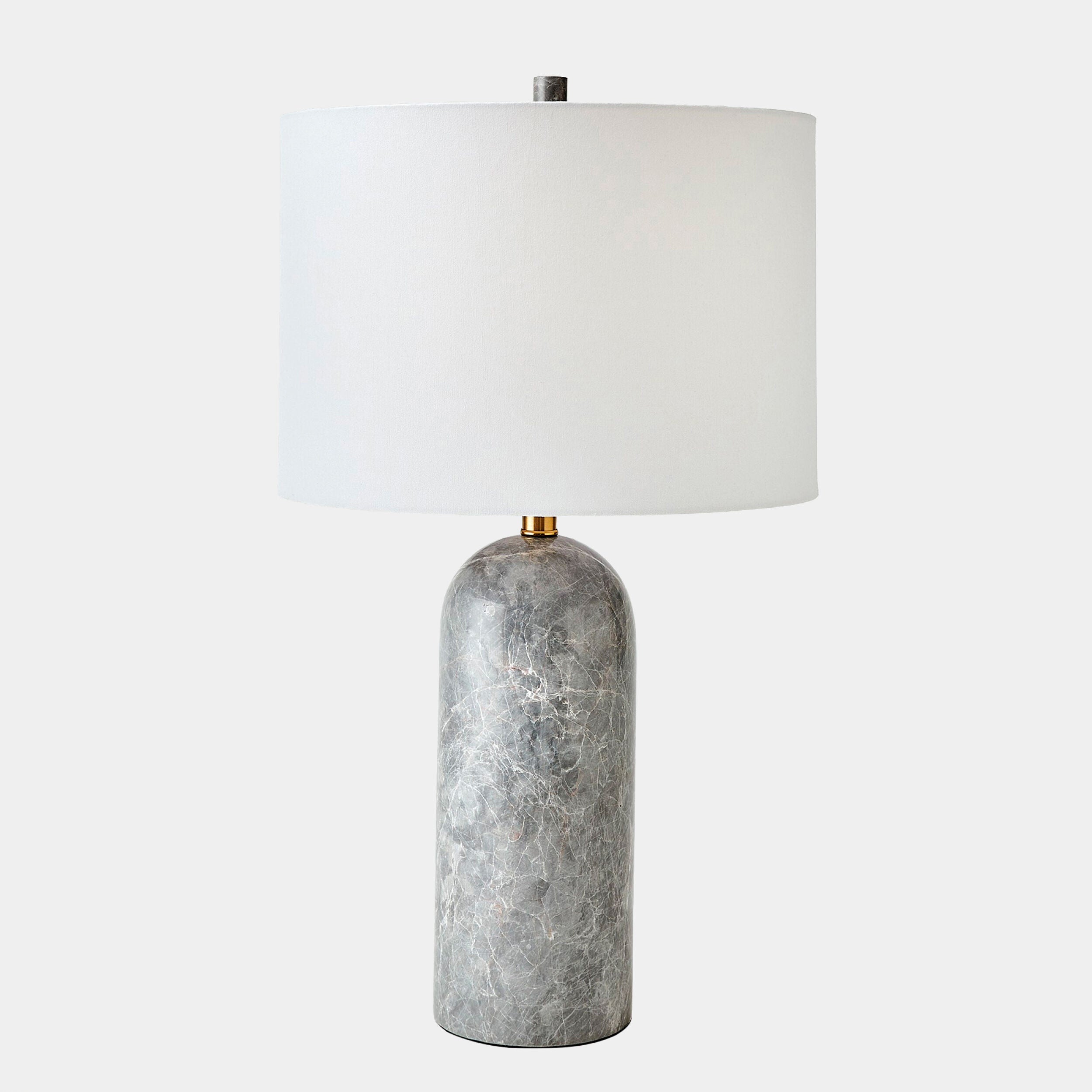 Callanish Marble Lamp-Gray-Lg