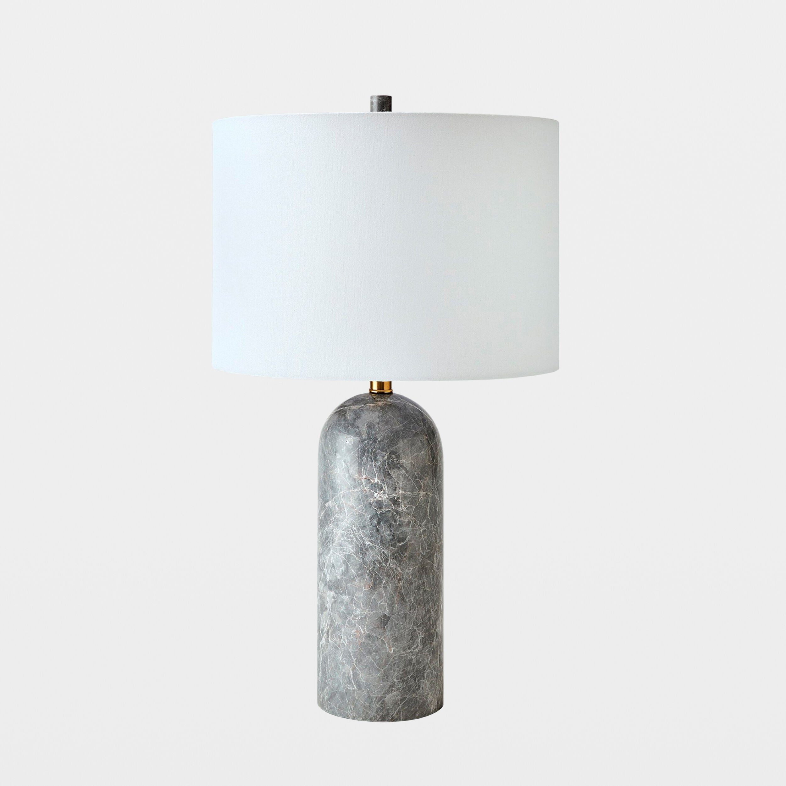 Callanish Marble Lamp-Gray-Sm