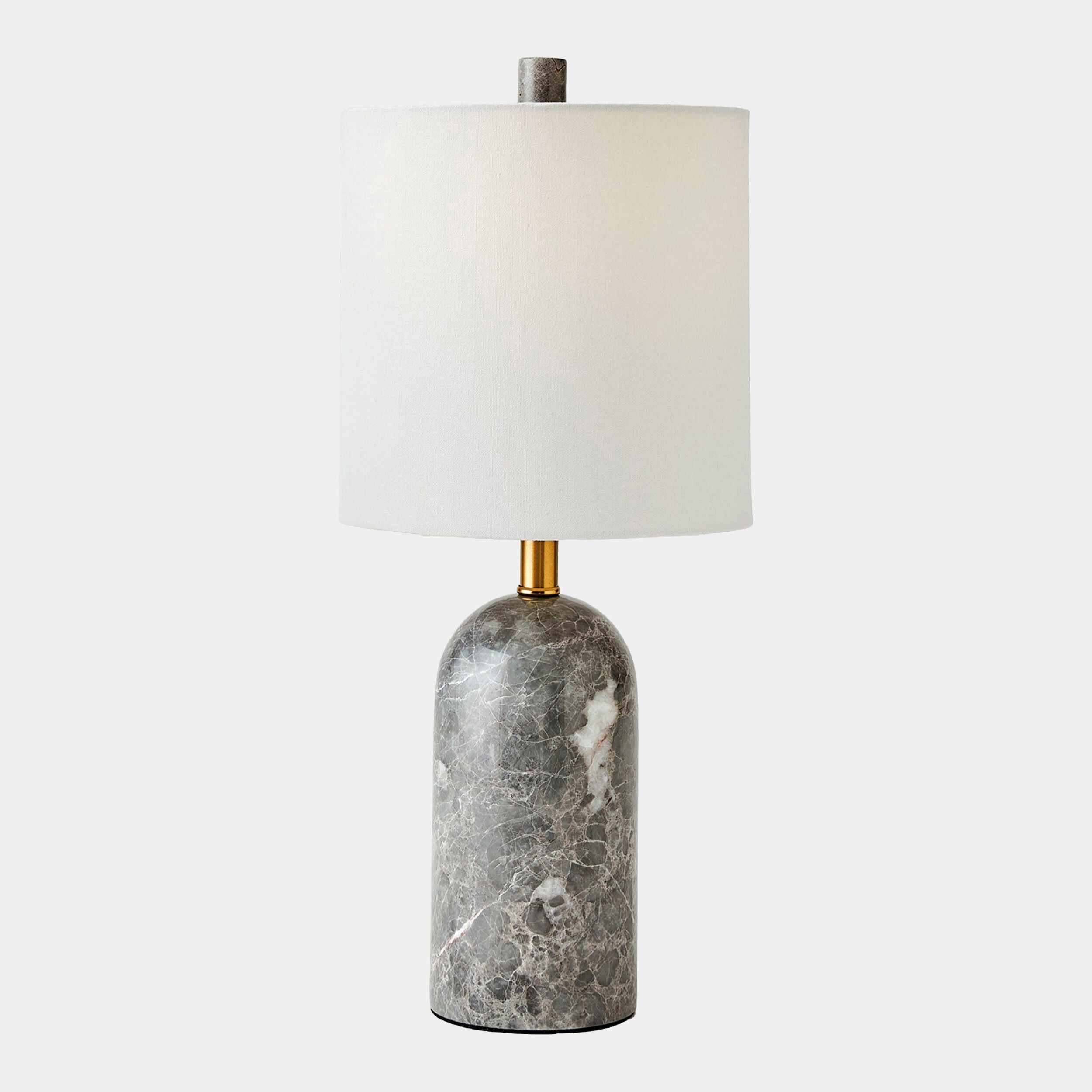 Callanish Marble Lamp-Gray-Sm