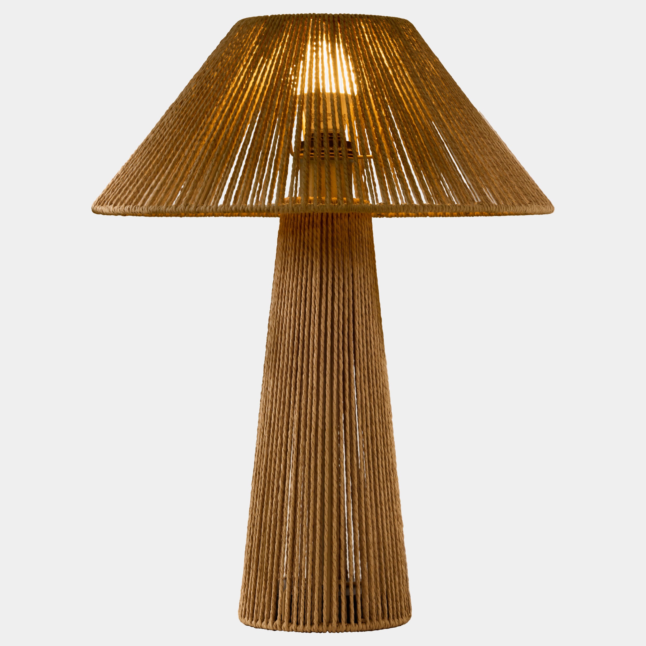 Tethered Rope Lamp-Brown