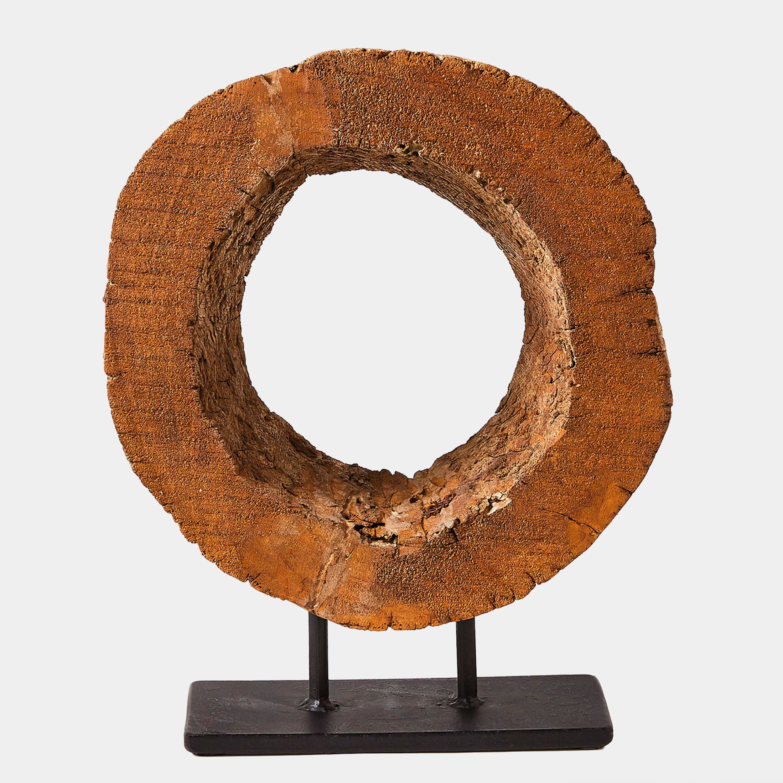 Wood Half Ukhli Wheel on Stand