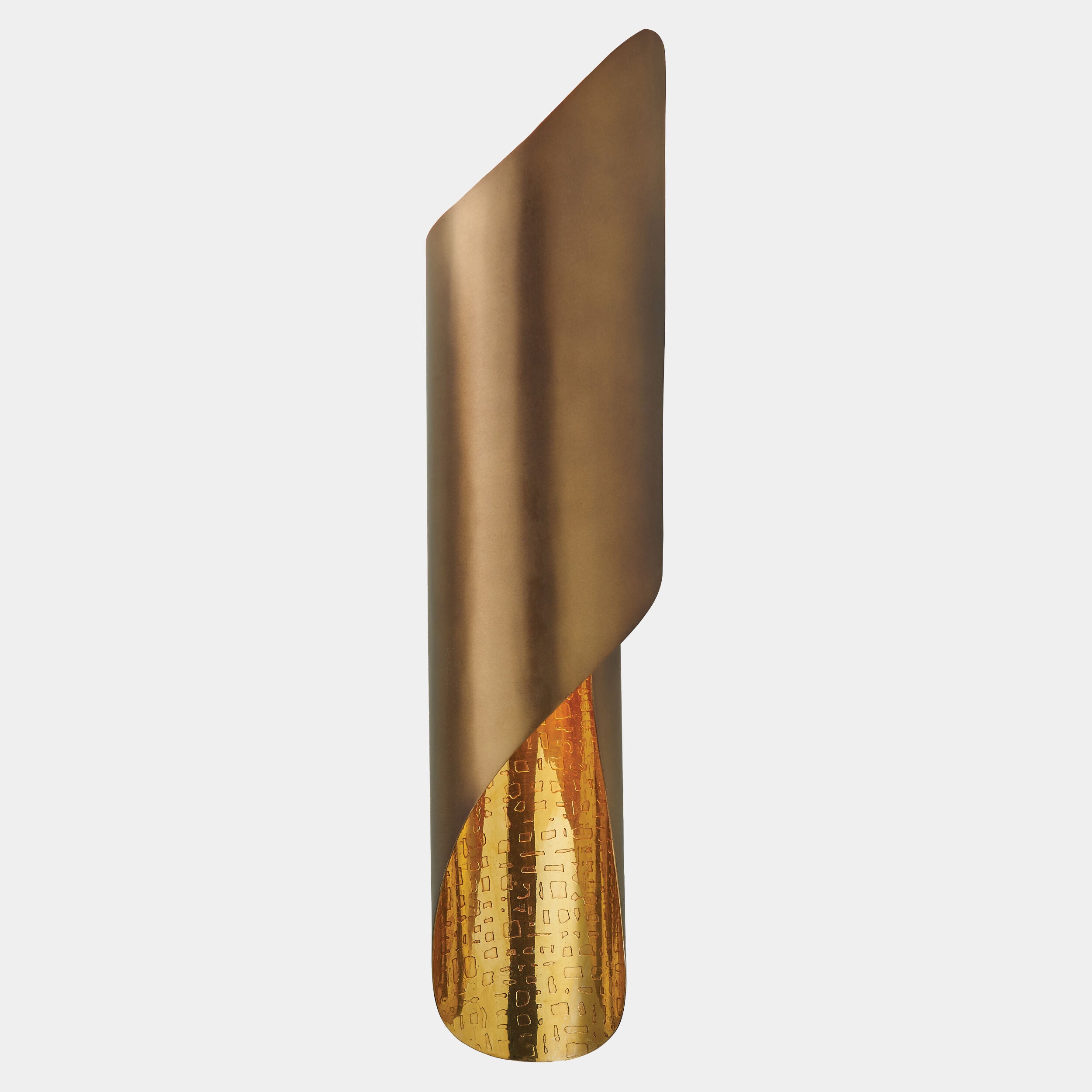 Curl Wall Sconce-Antique Brass