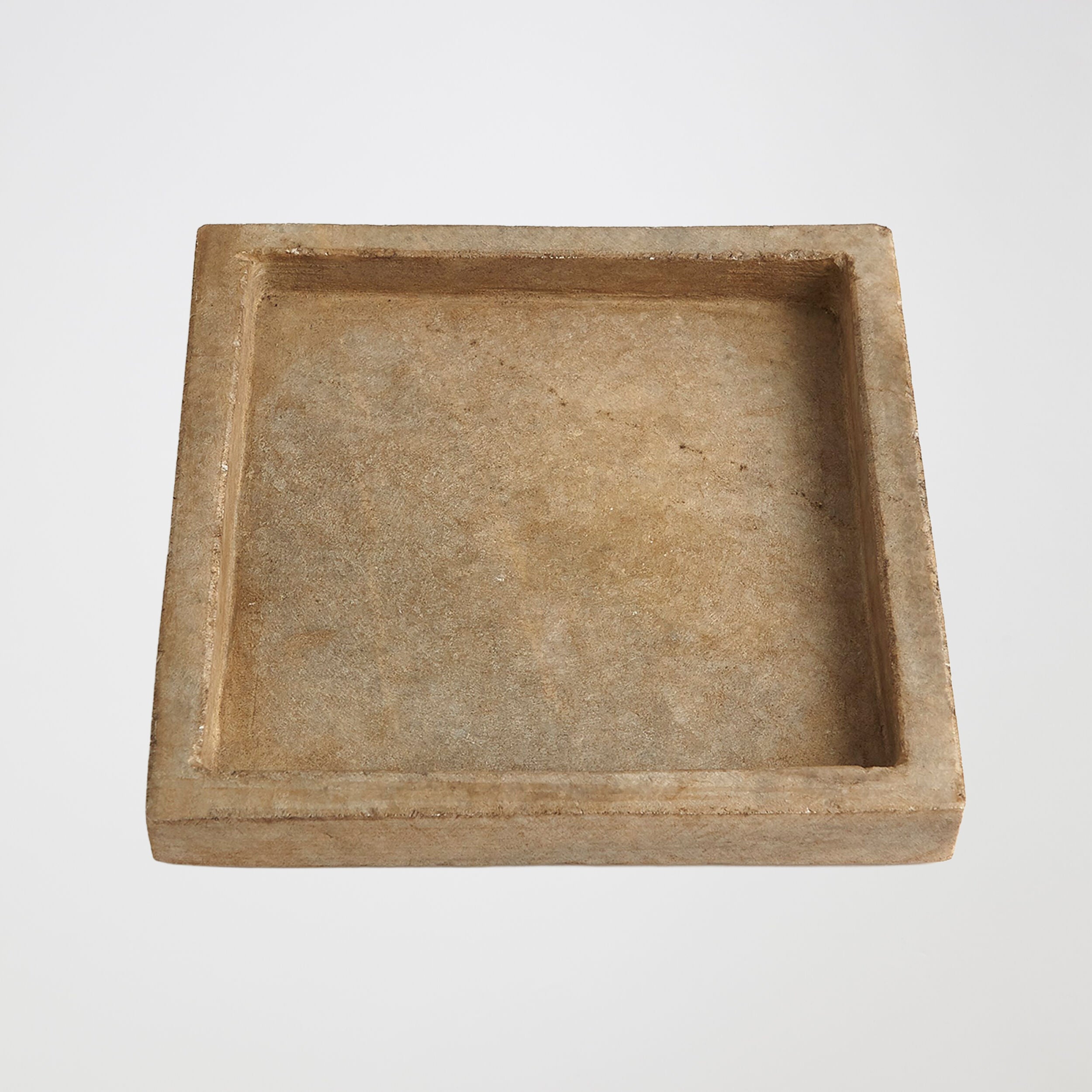 Ponyo Marble Tray-Antiqued White