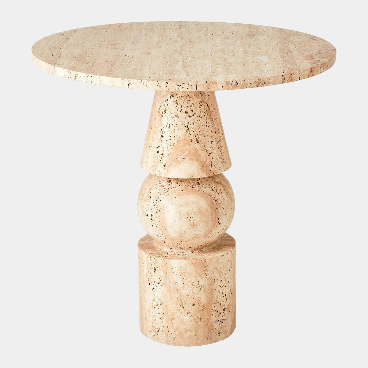 Cargo Table-Travertine