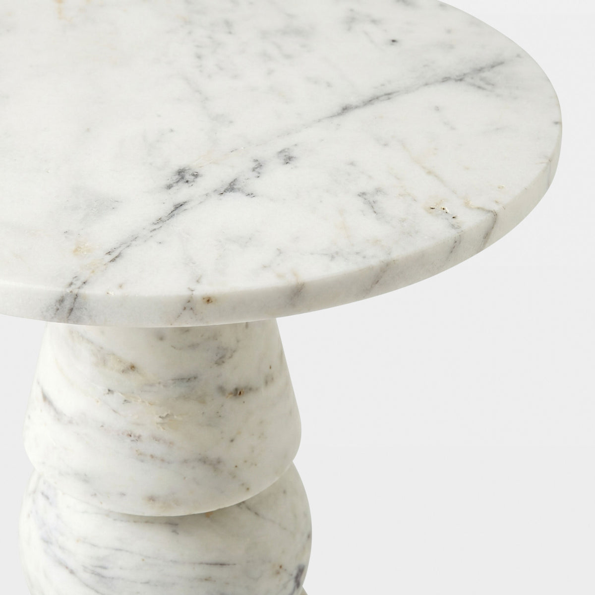 Cargo Table-Banswara White Marble