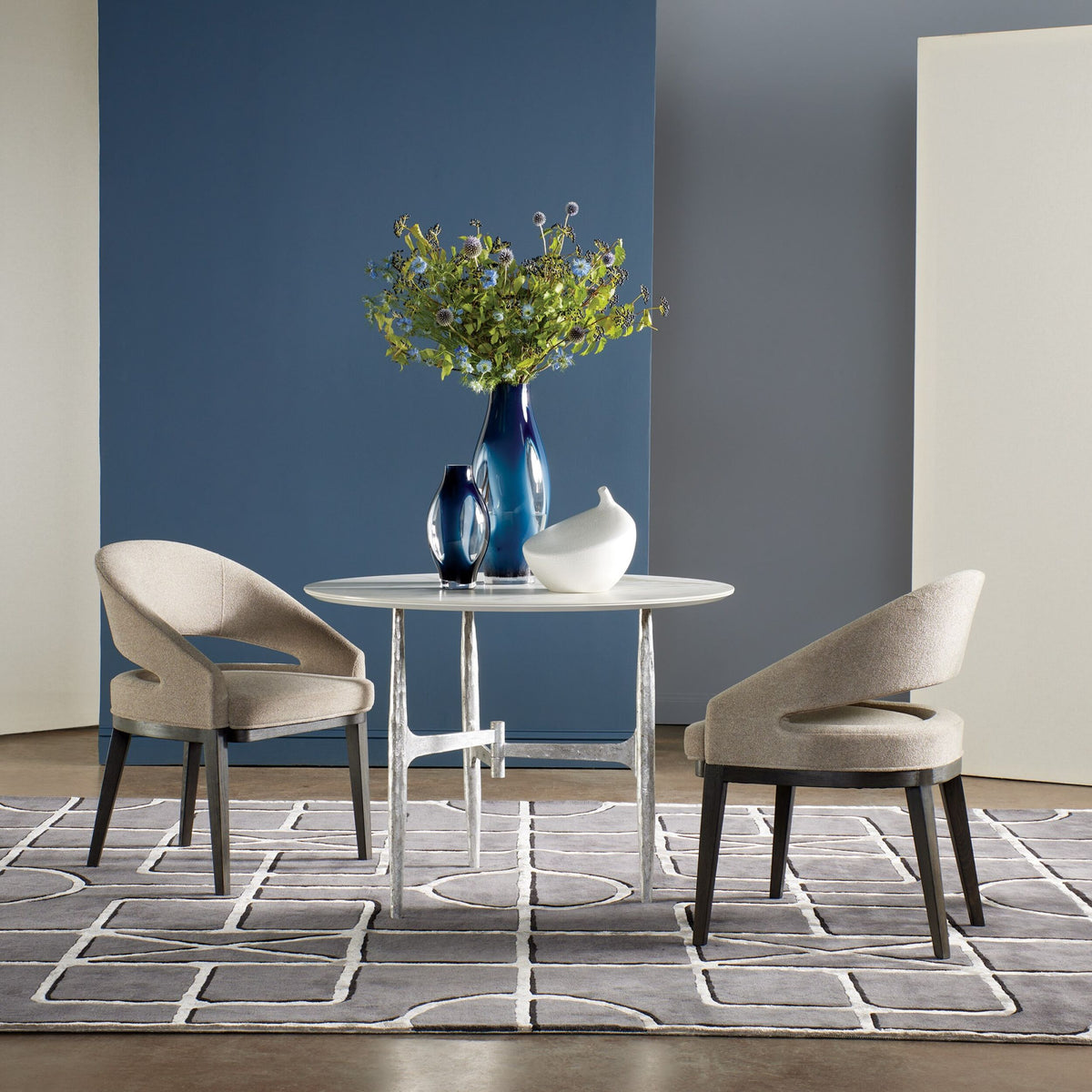 Gate Rug-Indigo/Charcoal
