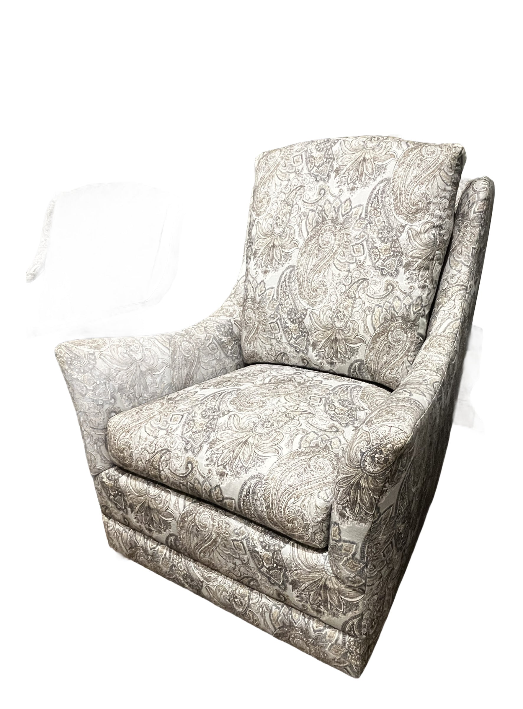 Casey Shelter Arm Swivel Rocker in Blaine Mineral
