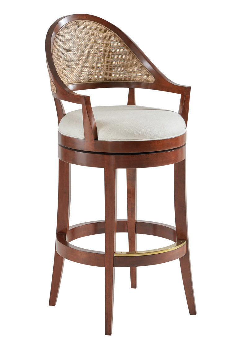 Modern History Lyon Bar Stool-Walnut MH1039F01
