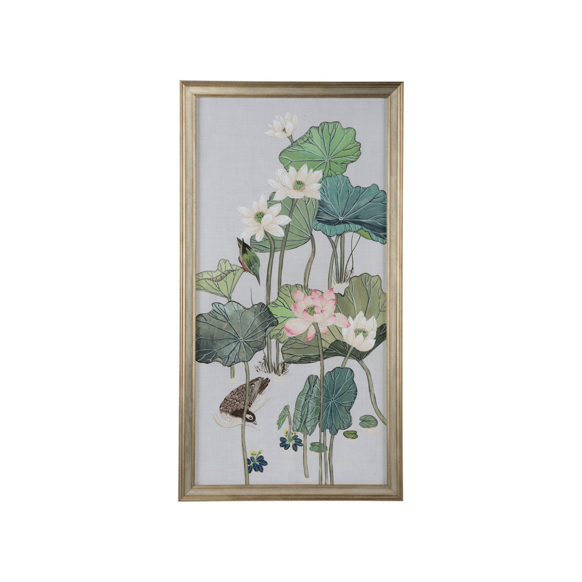 Lotus Pond II in 51.5h x 27.5w x 1d / Giclee - Chelsea House