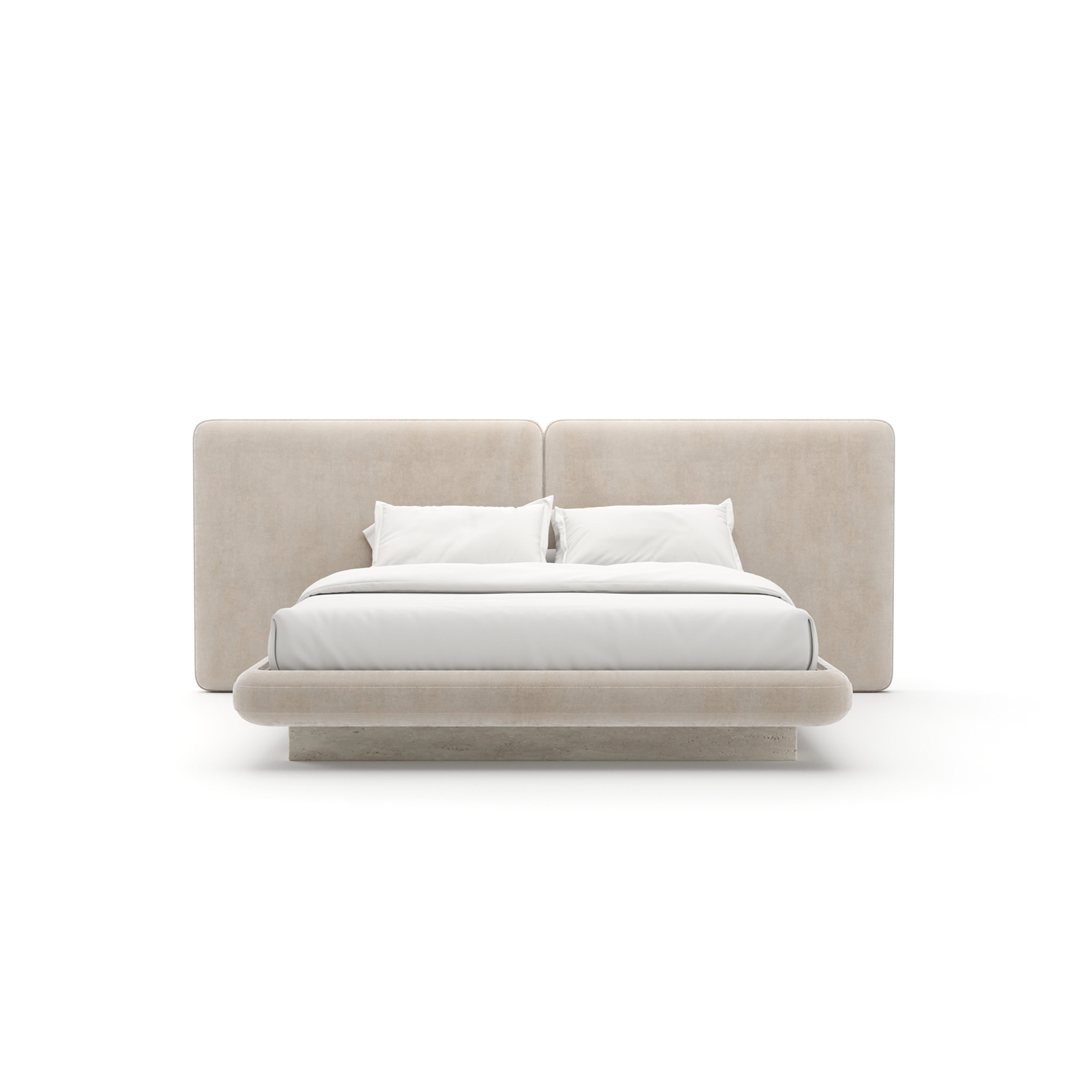Overlap Uph 2 Panel Kg Bed Ivory – Beds by Caracole | Sutter & Vale