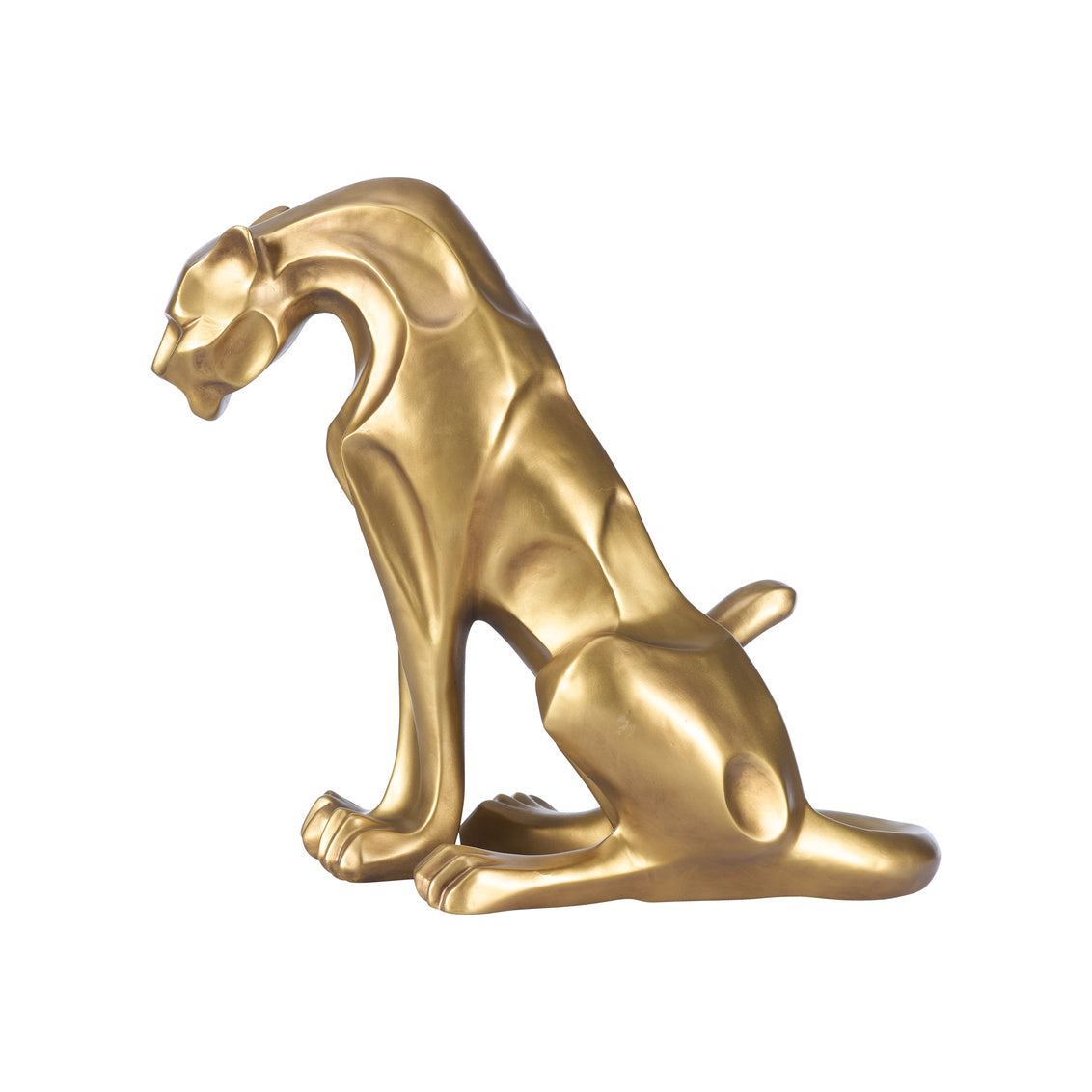 Cat - Gold in Matte Gold / Resin - Chelsea House