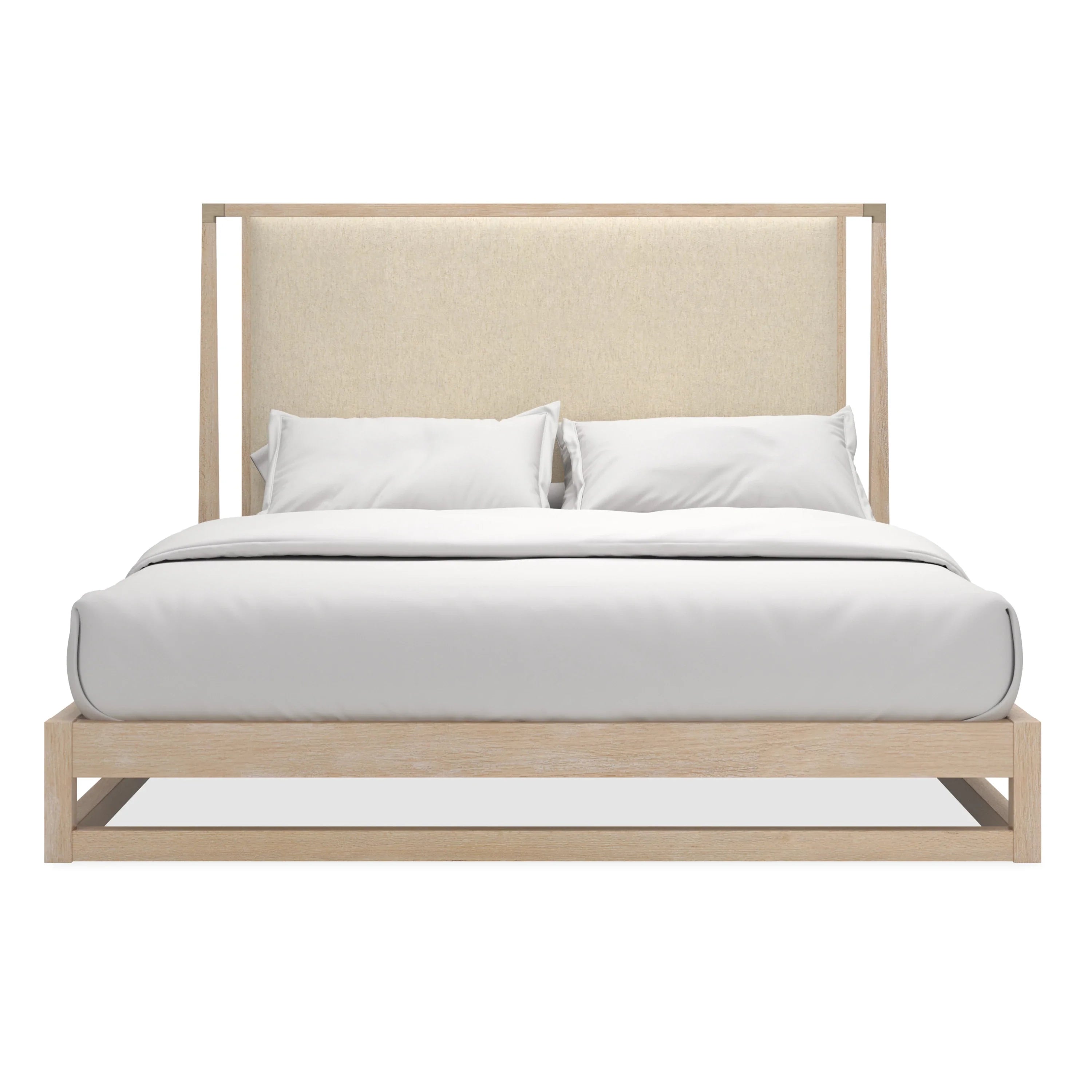 Pinstripe Uph Bed Light - Kg – Beds by Caracole | Sutter & Vale
