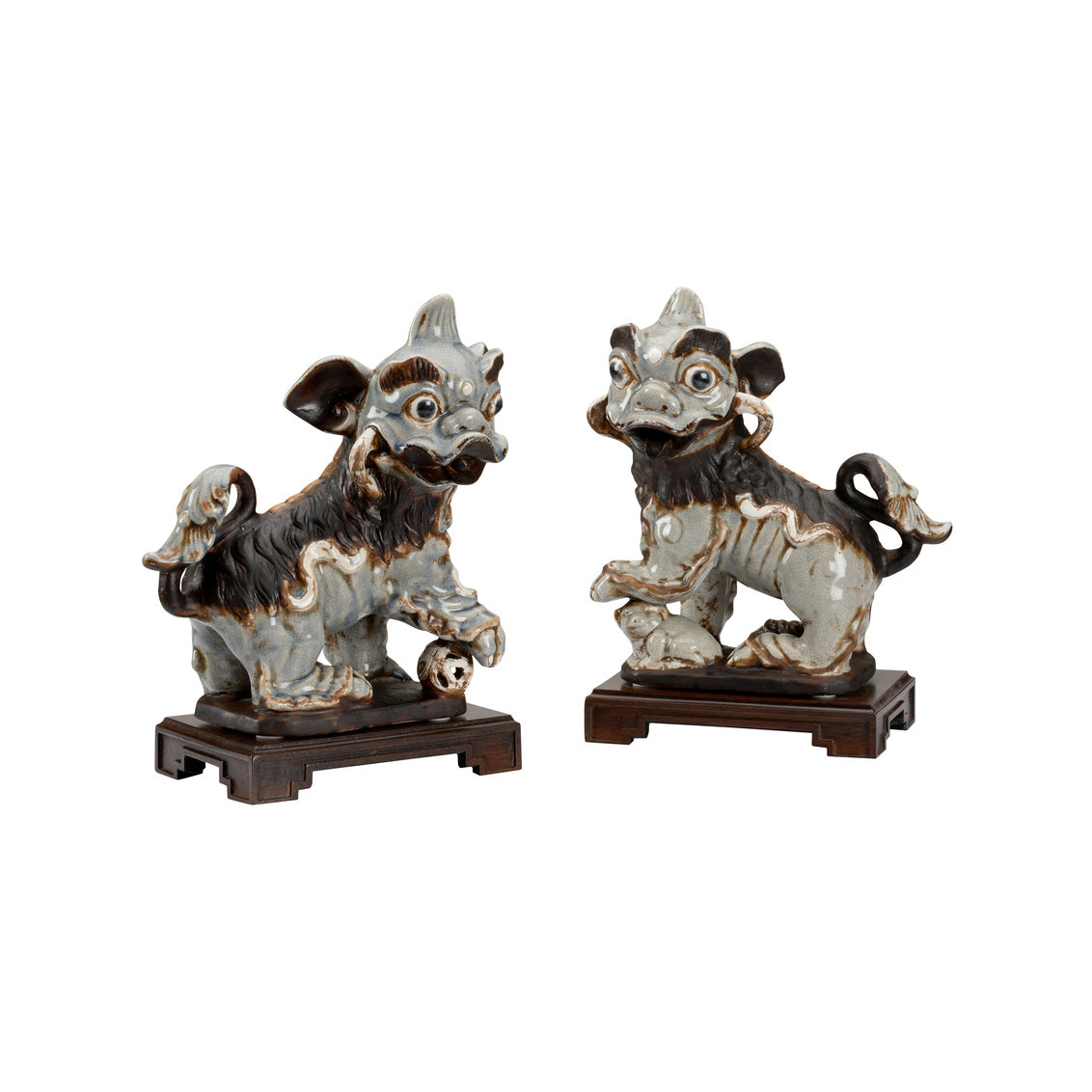 Chinese Dogs - Blue (Pr) in 12.5 / Ceramic/Porcelain - Chelsea House