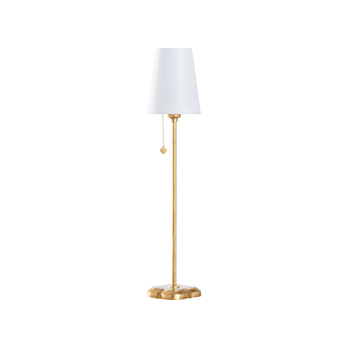 Quatrefoil Table Lamp - Gold Leaf in Antique Gold Leaf / Resin - Chelsea House