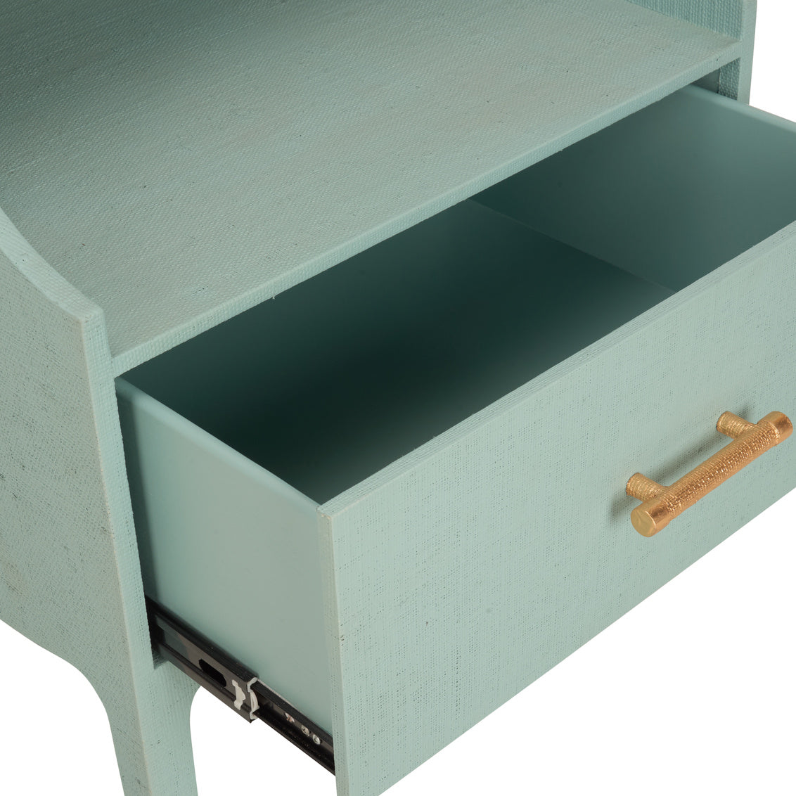 George III Bedside Table - Blue in 31 / Wood - Chelsea House