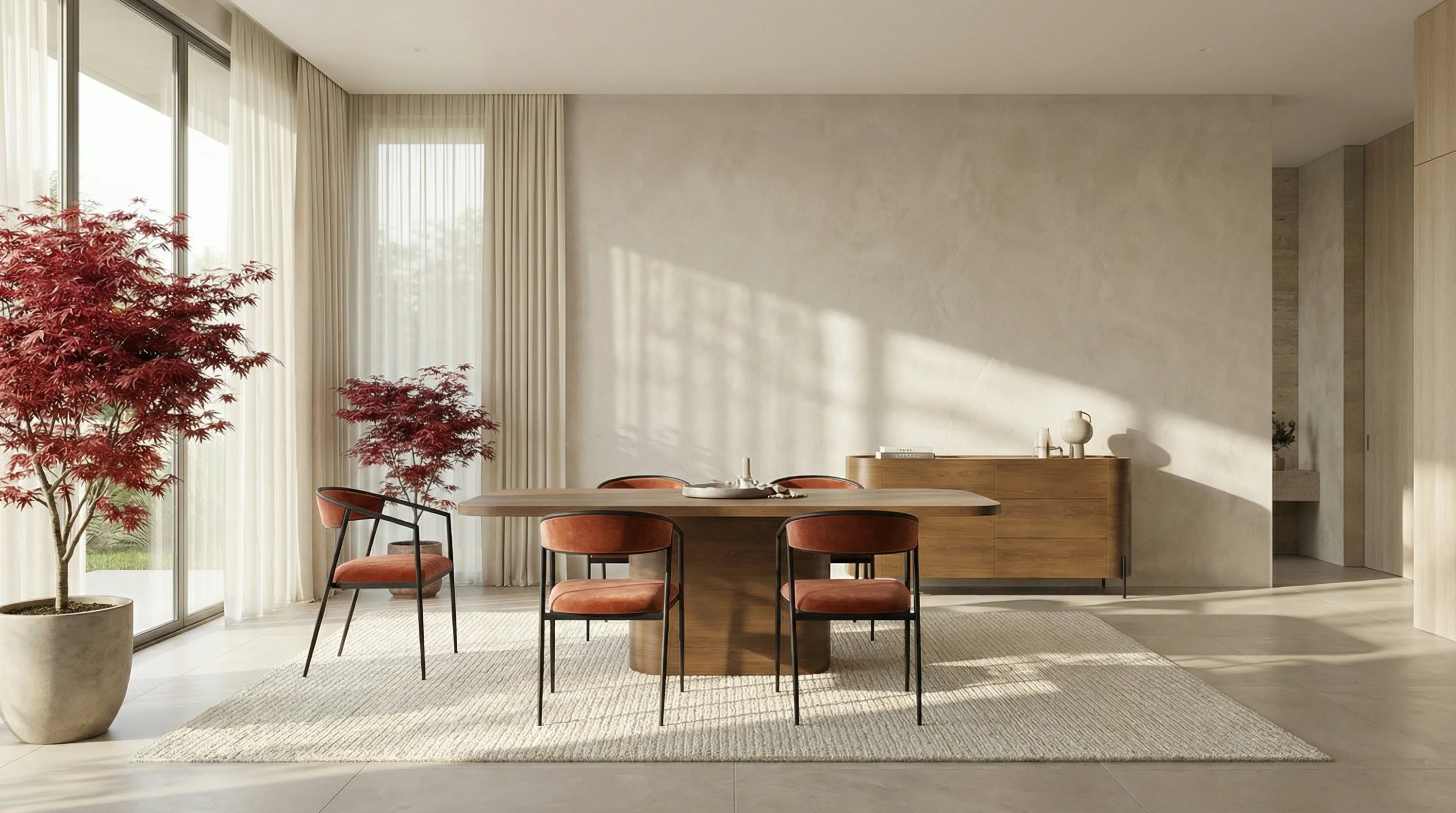 Atom Dining Table - Chocolate Nougat – Dining Tables by Caracole | Sutter & Vale