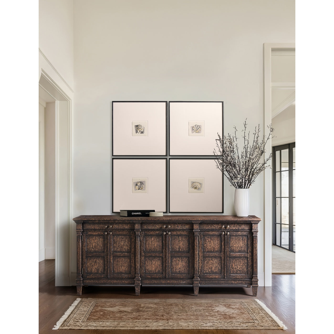 Architectural Clamshells - Set of 4