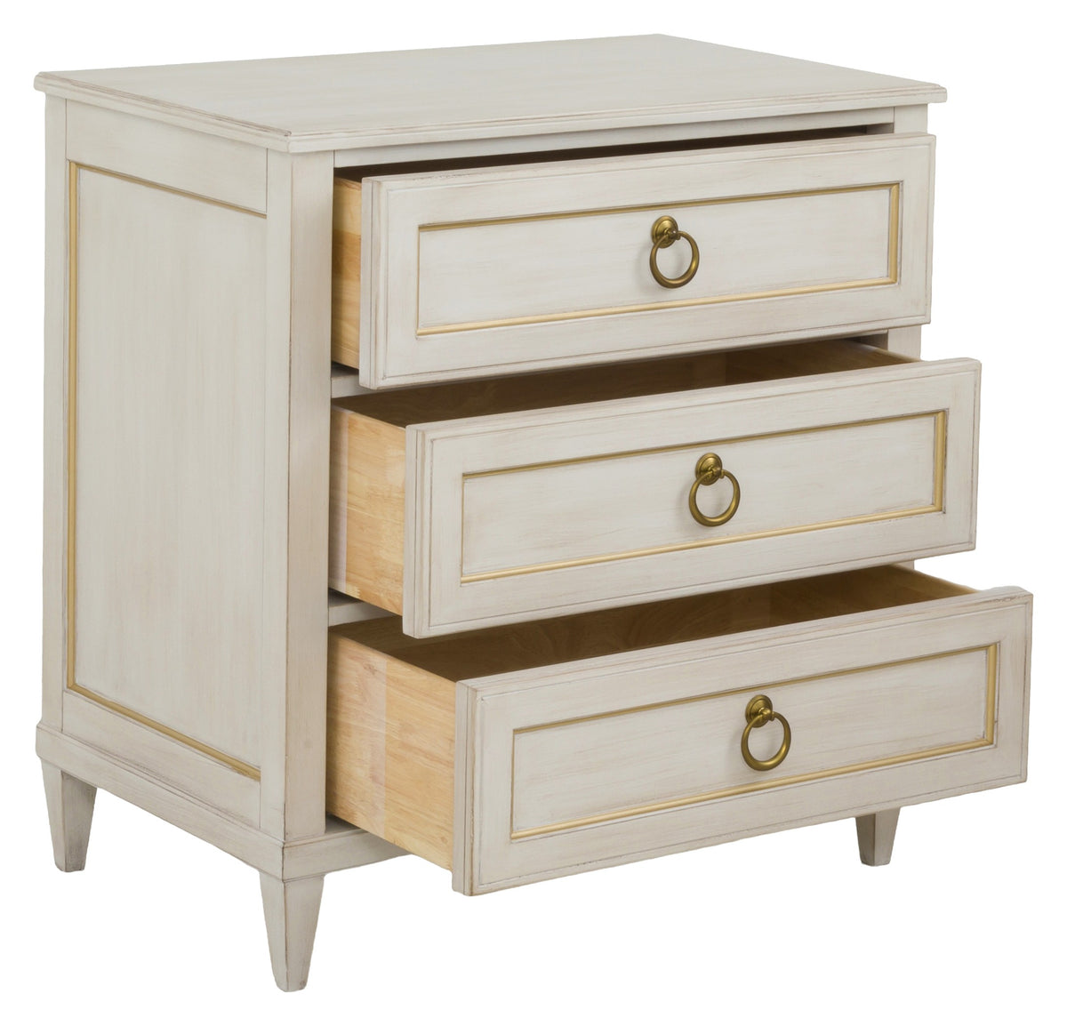 Palazzo Three Drawer Nightstand (8010-NS-C) - Fairfield Chair