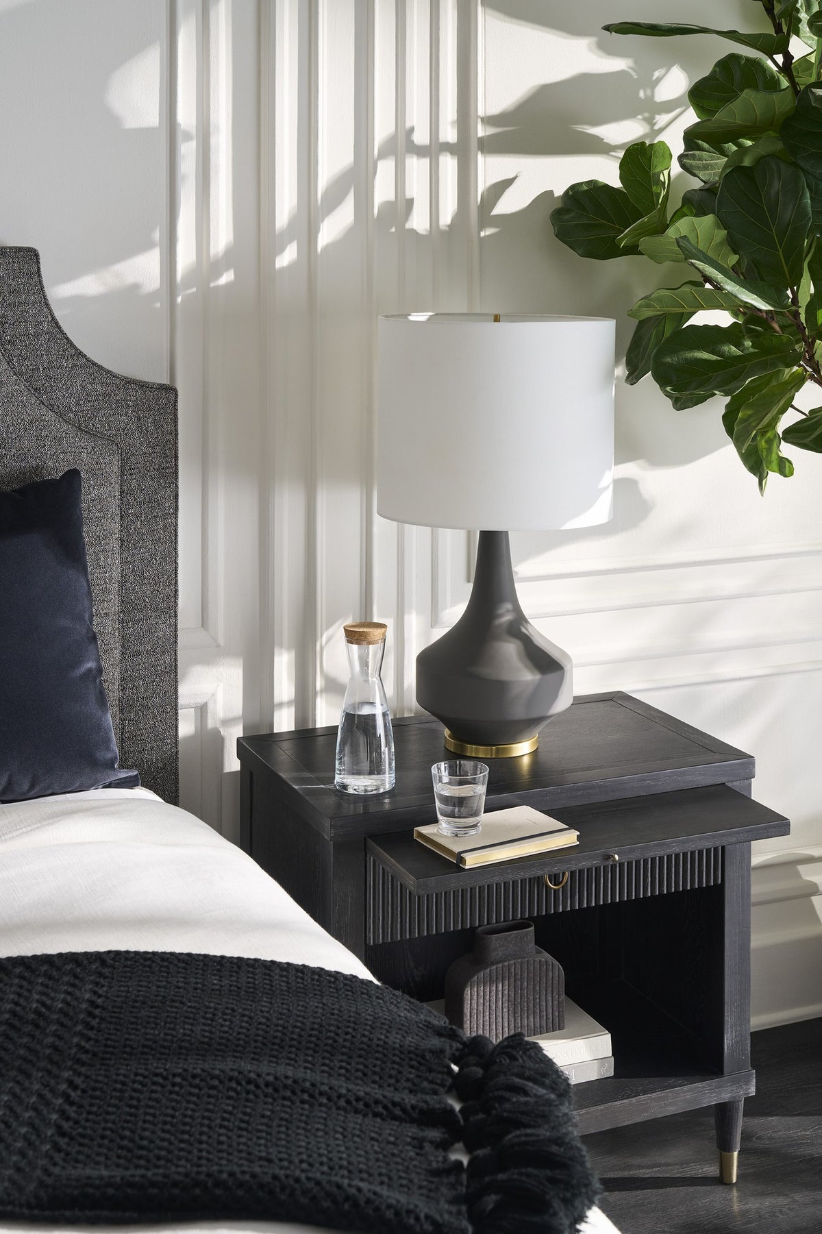 One Drawer Rectangular Nightstand (8030-NS-C) - Fairfield Chair