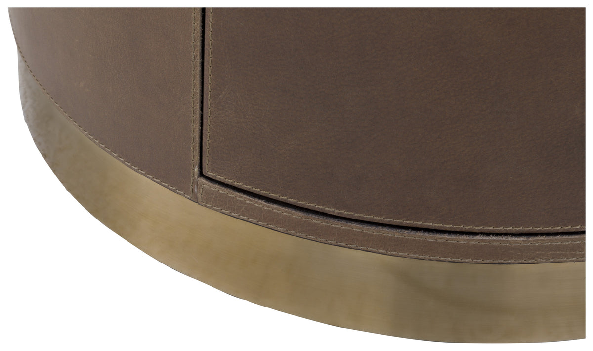 Three Drawer Round End Table (8071-19) - Fairfield Chair