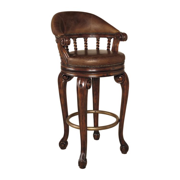 Marlowe Swivel Counter Stool – Bar & Counter Stools by Maitland-Smith | Sutter & Vale