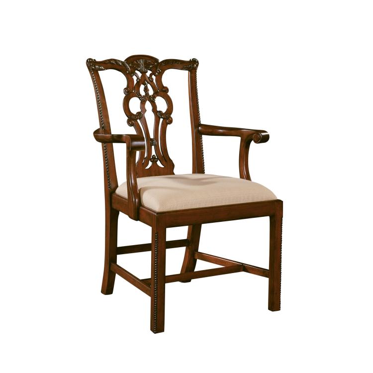 Massachusetts Aged Regency Arm Chair – Dining Chairs by Maitland-Smith | Sutter & Vale
