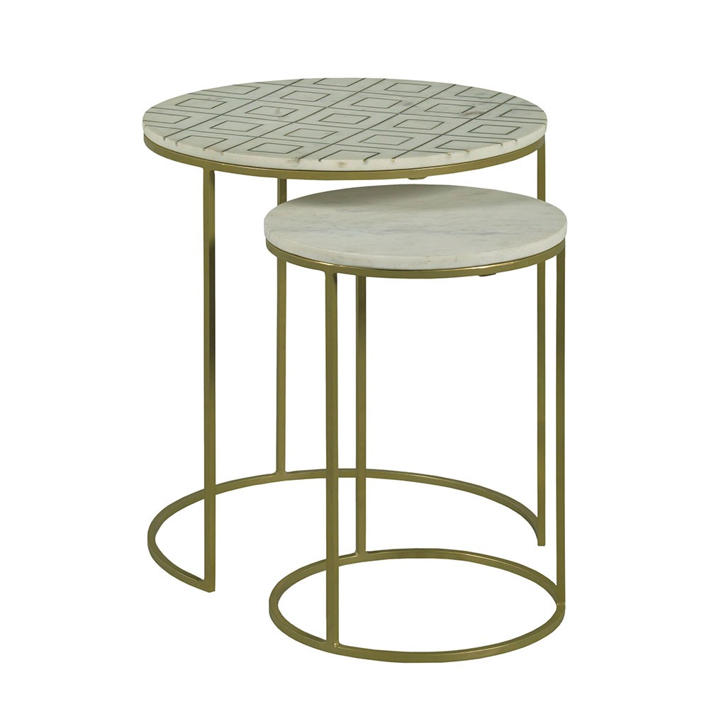Soulful Textures Nesting Drink Table (8147-49) - Fairfield Chair