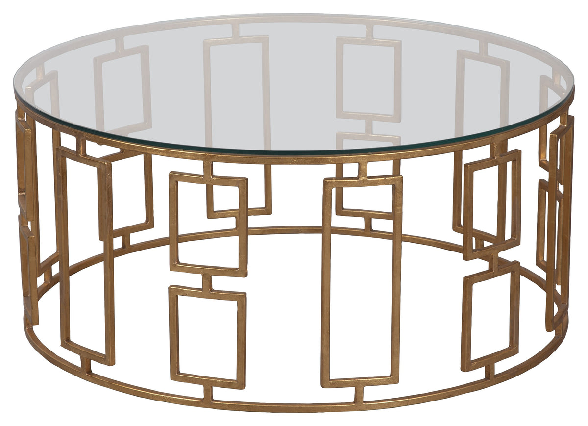 La Bella Glass Top Cocktail Table (8158-13) - Fairfield Chair