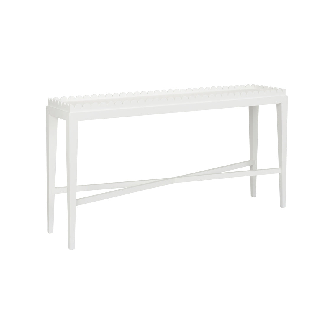 Scallop Console Table
