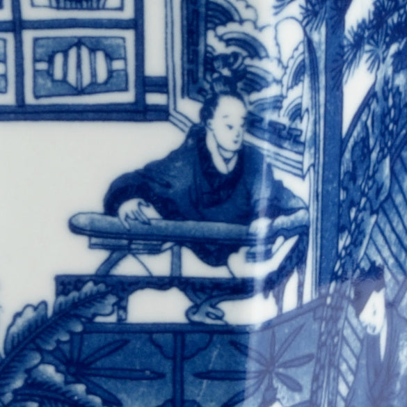 Yuan Double Vase in 17 / Porcelain - Chelsea House