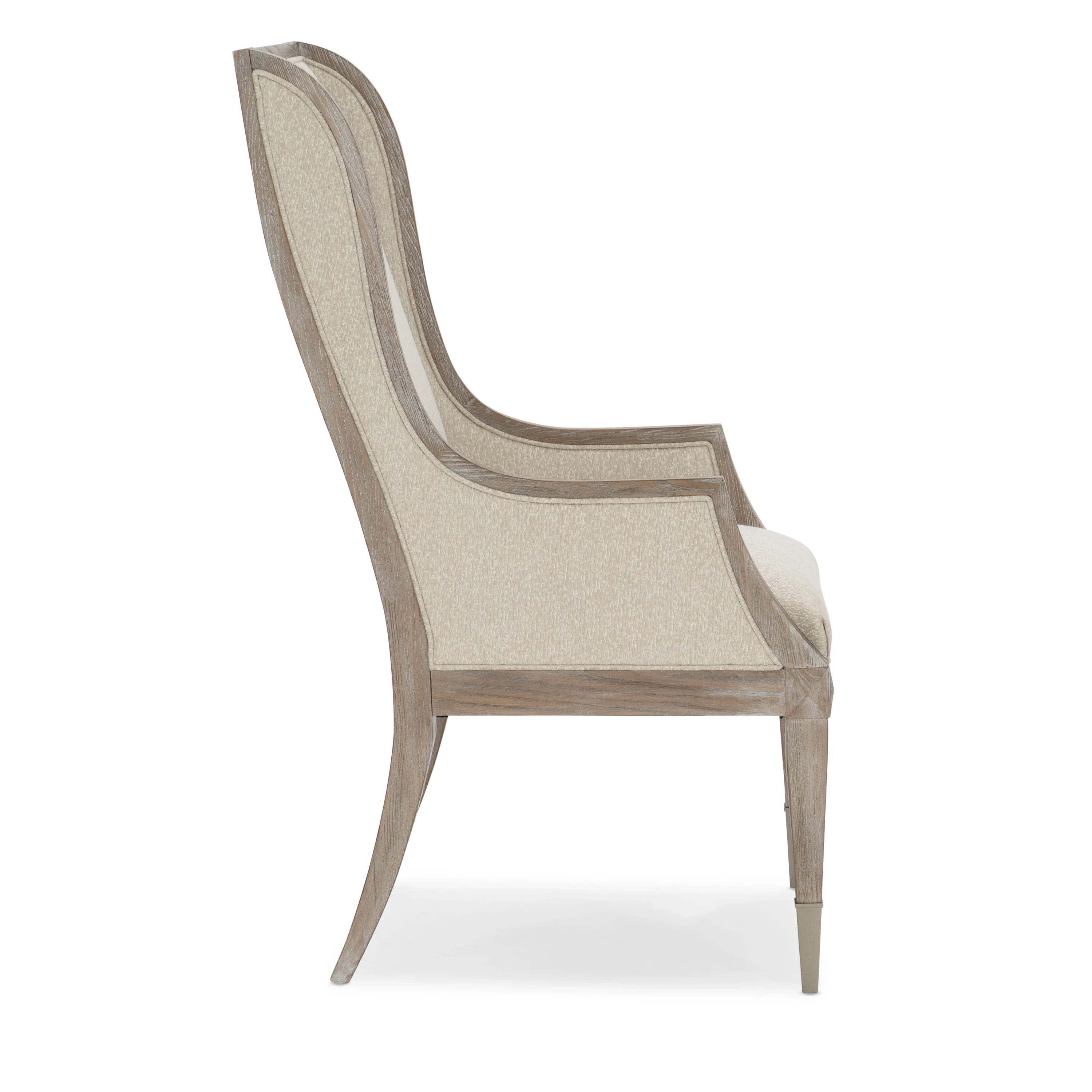 Open Arms Arm Chair - Dining Chairs by Caracole