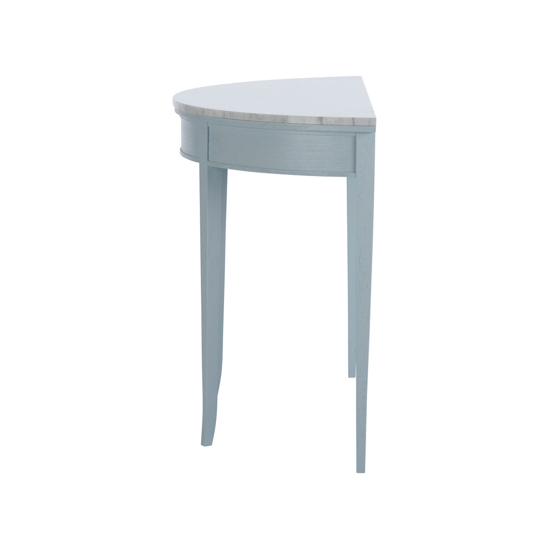 Brussels Demilune-Pale Blue in Pale Blue/Natural White / Wood - Chelsea House