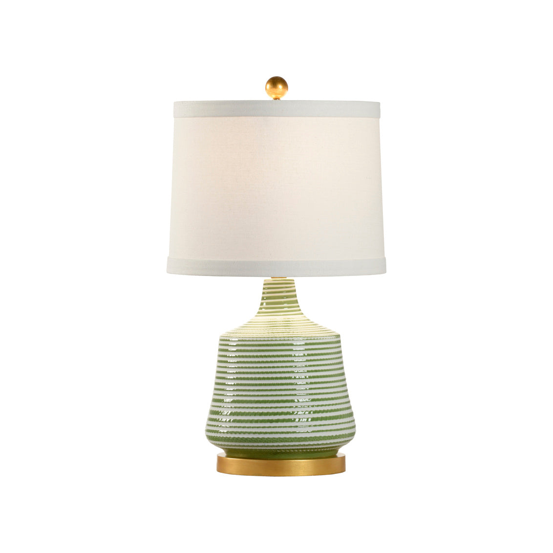 Beehive Lamp - Green in 25.5 / Ceramic/Porcelain - Chelsea House