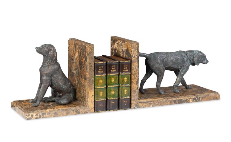 Hunting Dog Bookends – Wall Decor by Maitland-Smith | Sutter & Vale