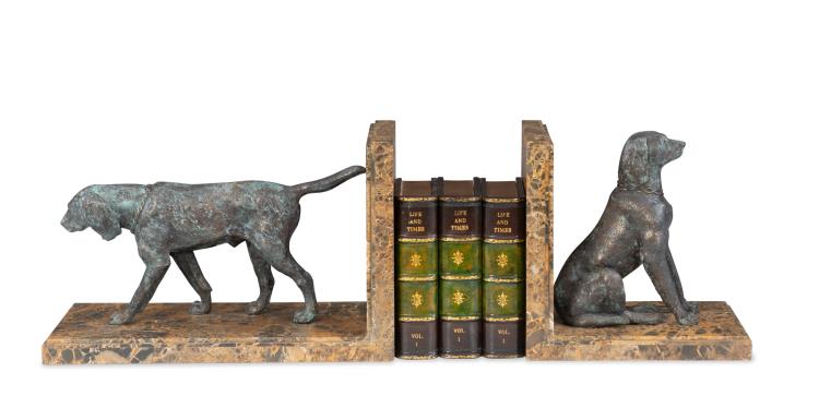 Hunting Dog Bookends – Wall Decor by Maitland-Smith | Sutter & Vale