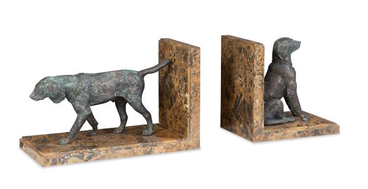 Hunting Dog Bookends – Wall Decor by Maitland-Smith | Sutter & Vale