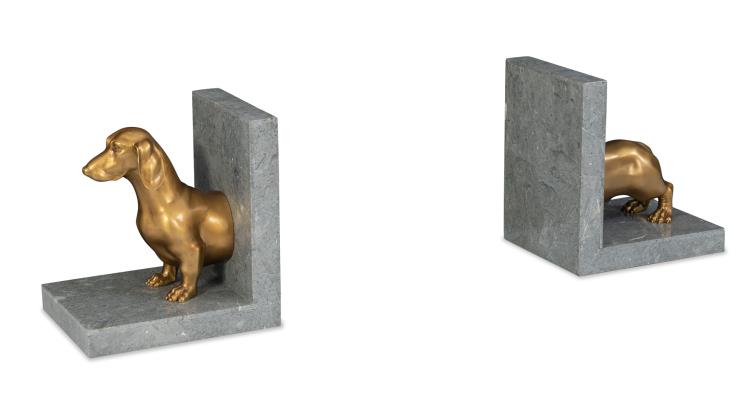Dachshund Bookend – Wall Decor by Maitland-Smith | Sutter & Vale