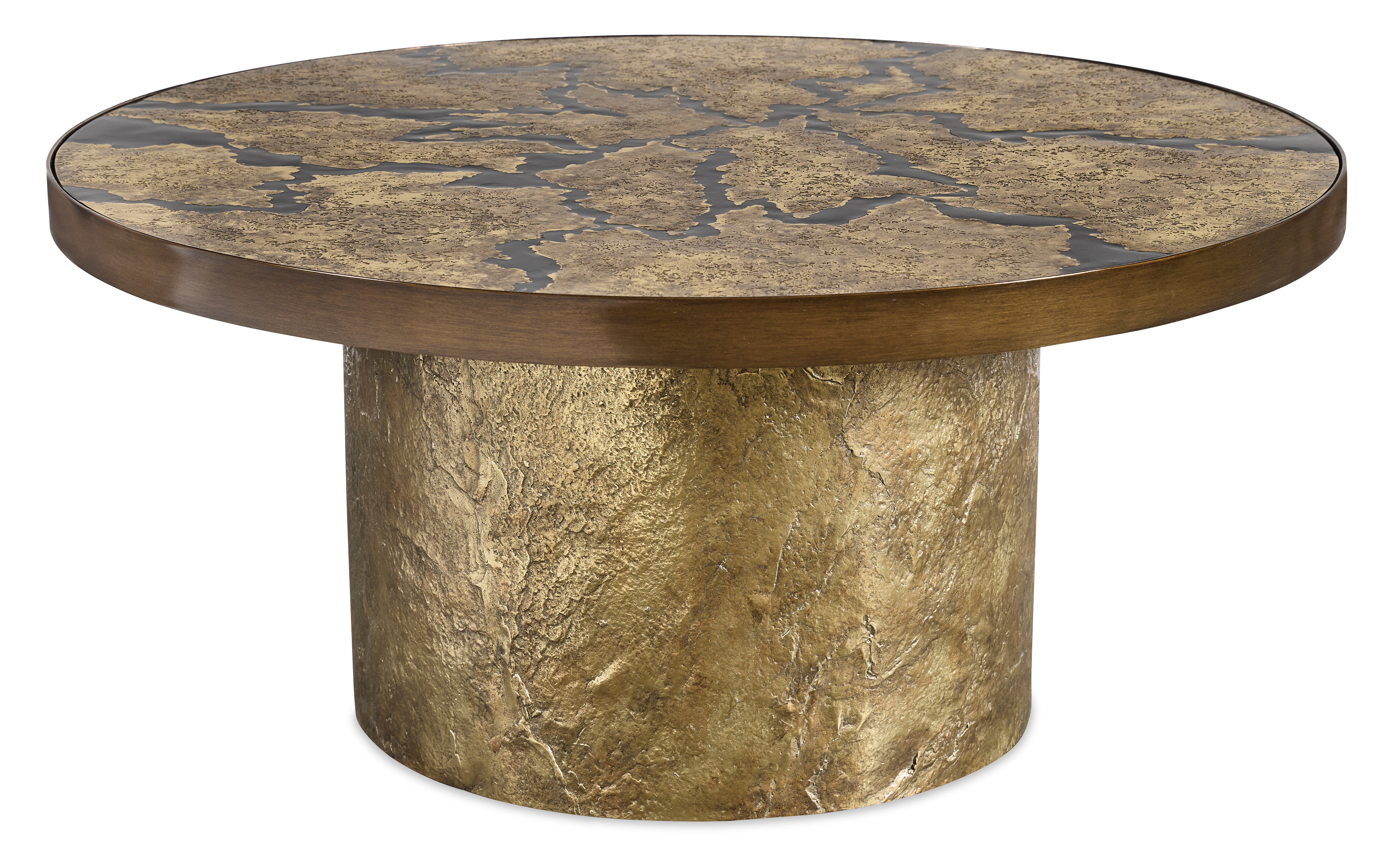 Flow Round Base Cocktail Table