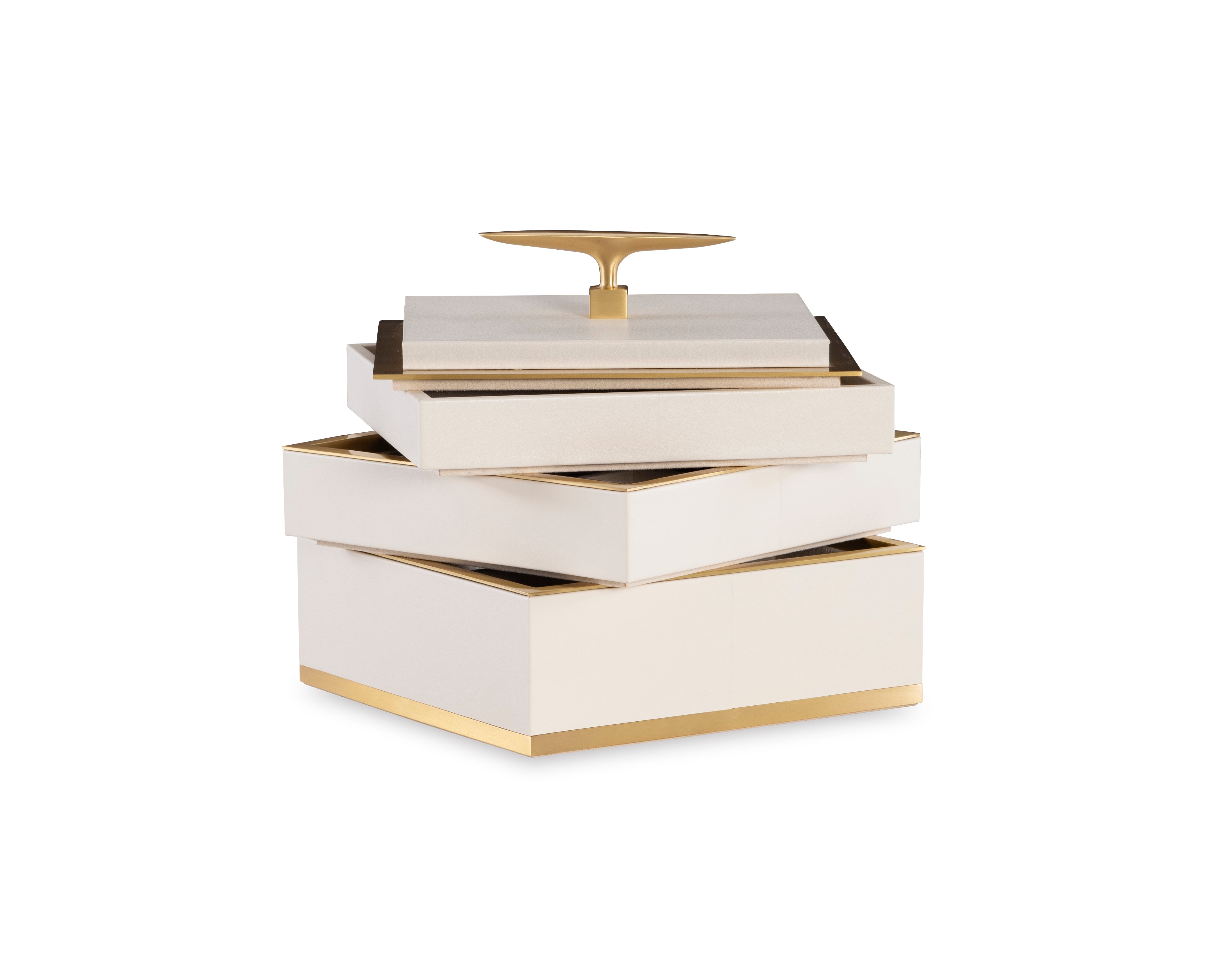 Cream Compartment Box
