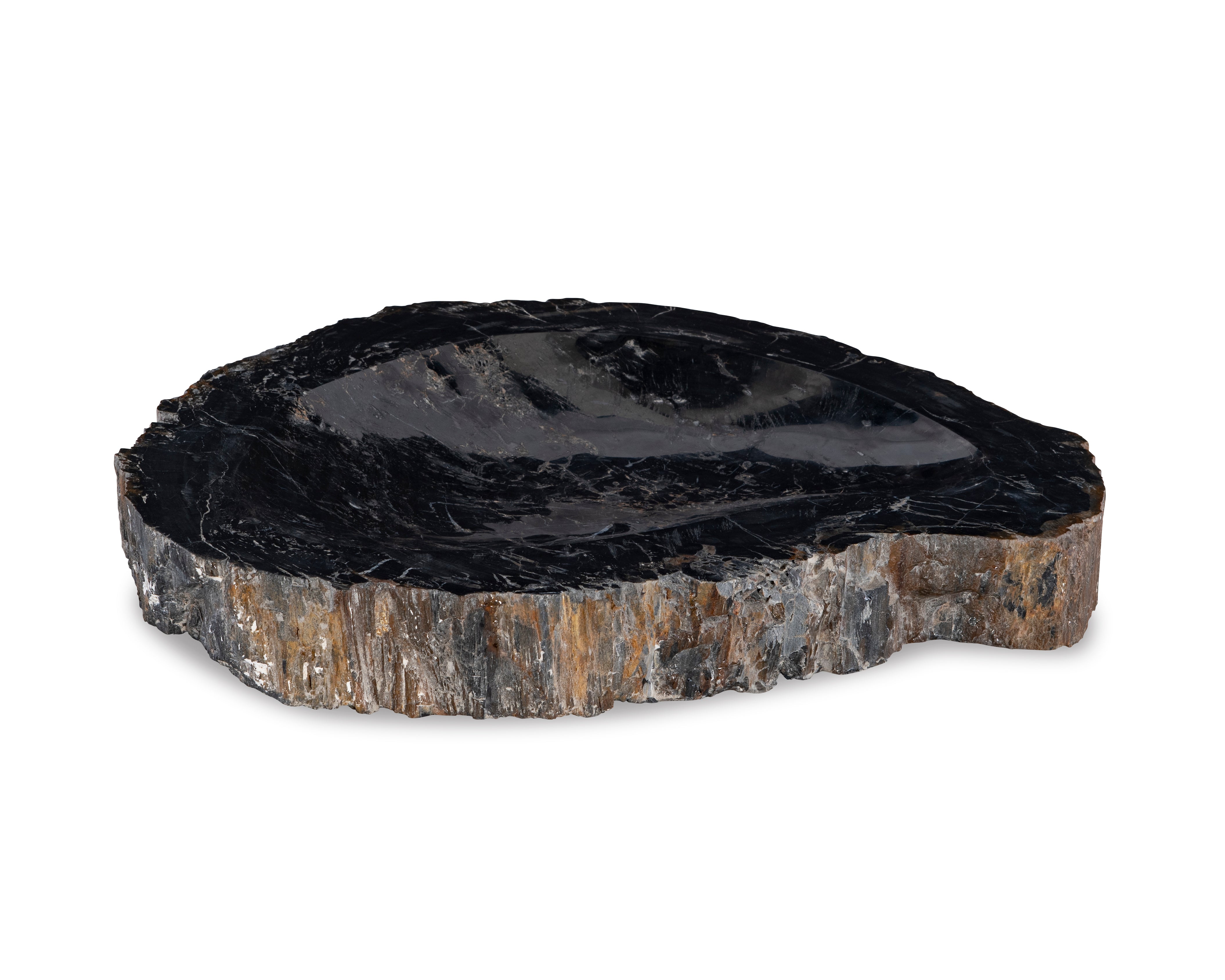 Grey Petrified Bowl