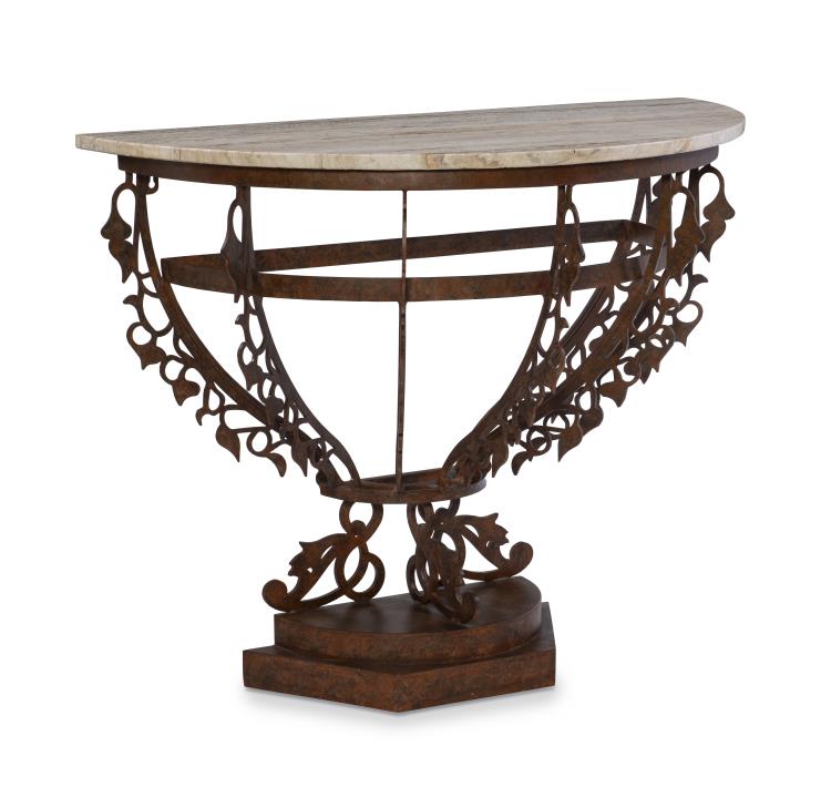 Venetian Demilune Console by Maitland-Smith