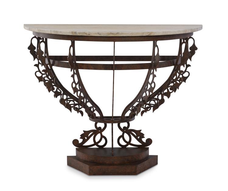 Venetian Demilune Console by Maitland-Smith