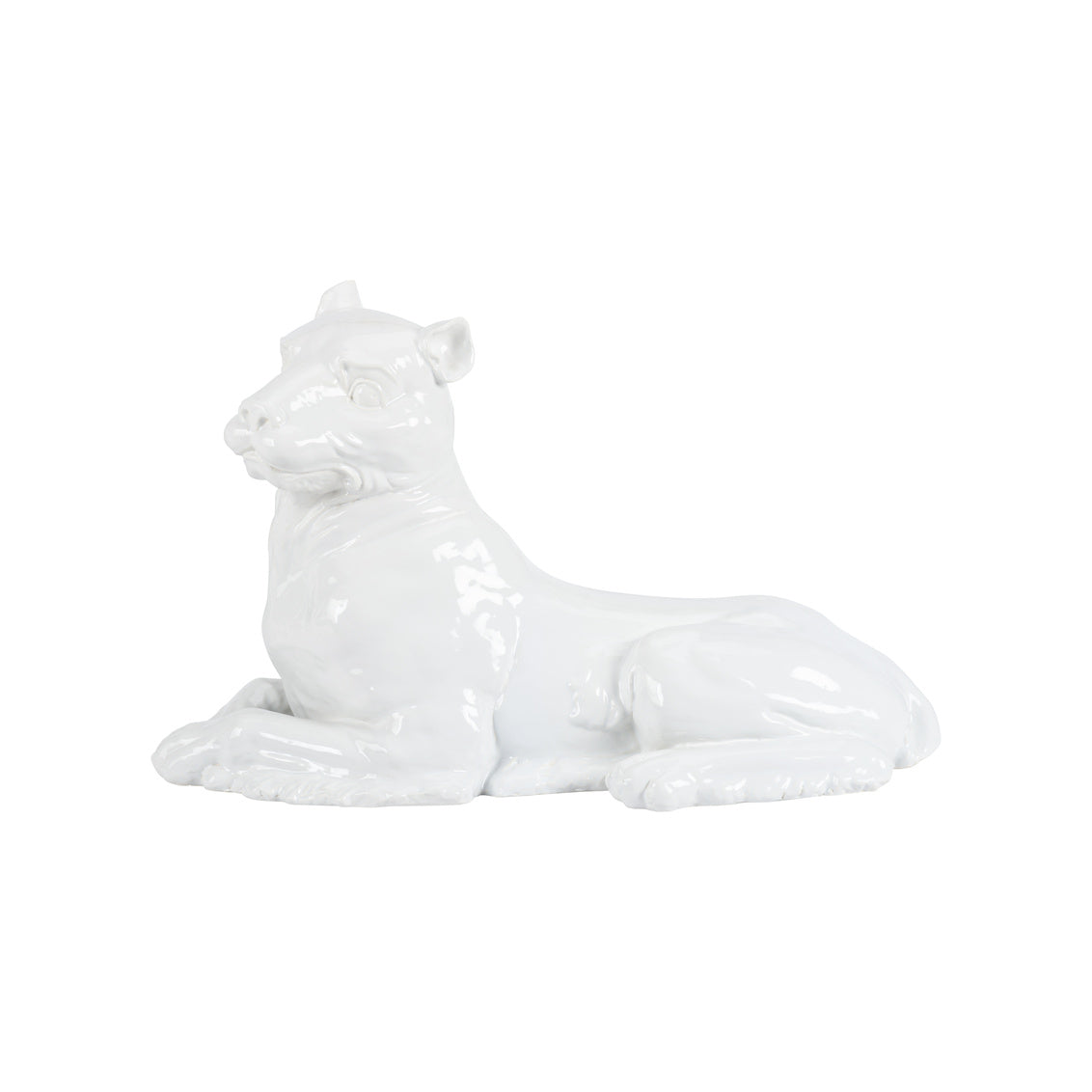 Meissen Lioness in White Glaze / Ceramic/Porcelain - Chelsea House