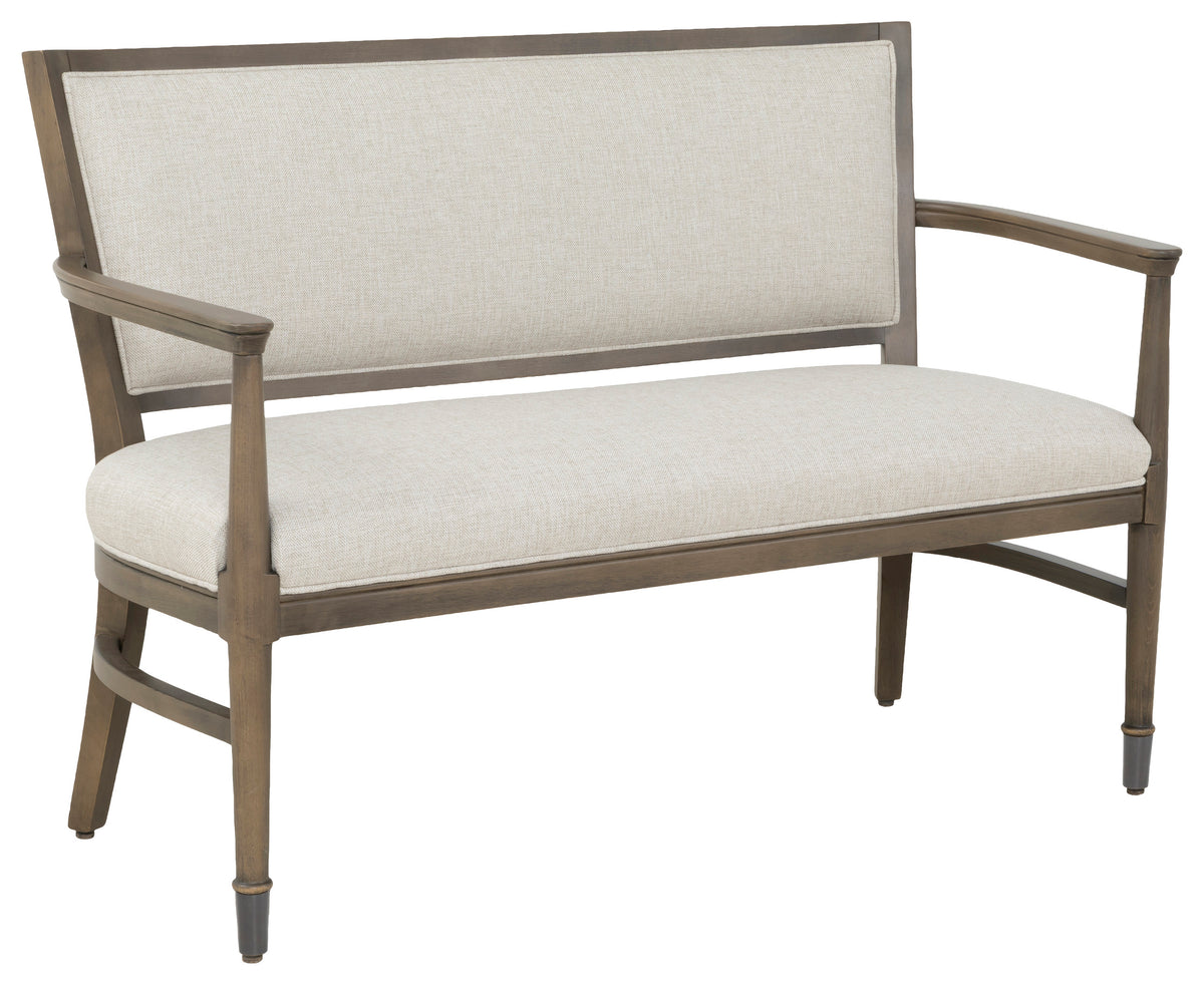 Garland Leather Settee (L-8737-40-1) - Fairfield Chair