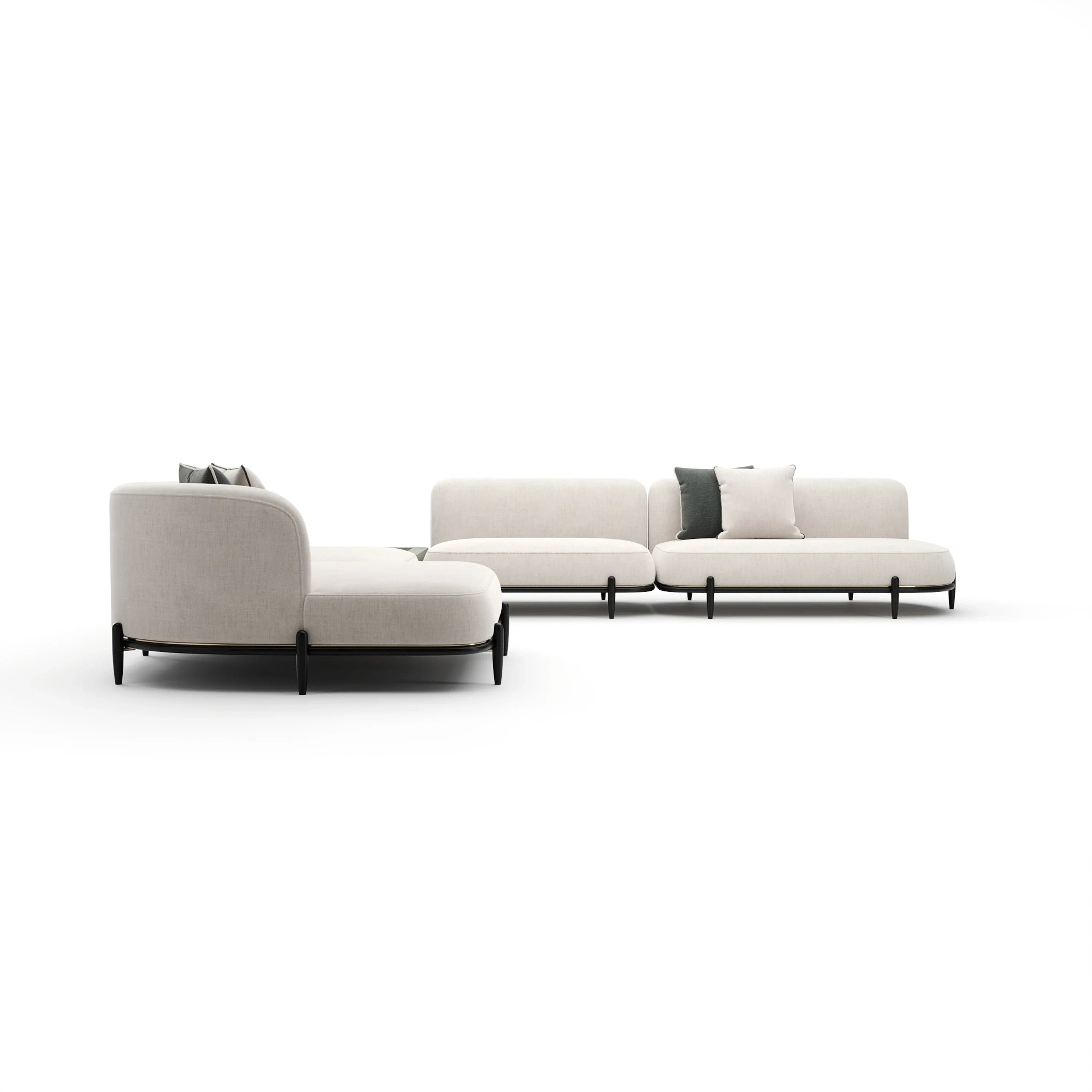 Madera Raf Large L Sectional – Sectionals by Caracole | Sutter & Vale