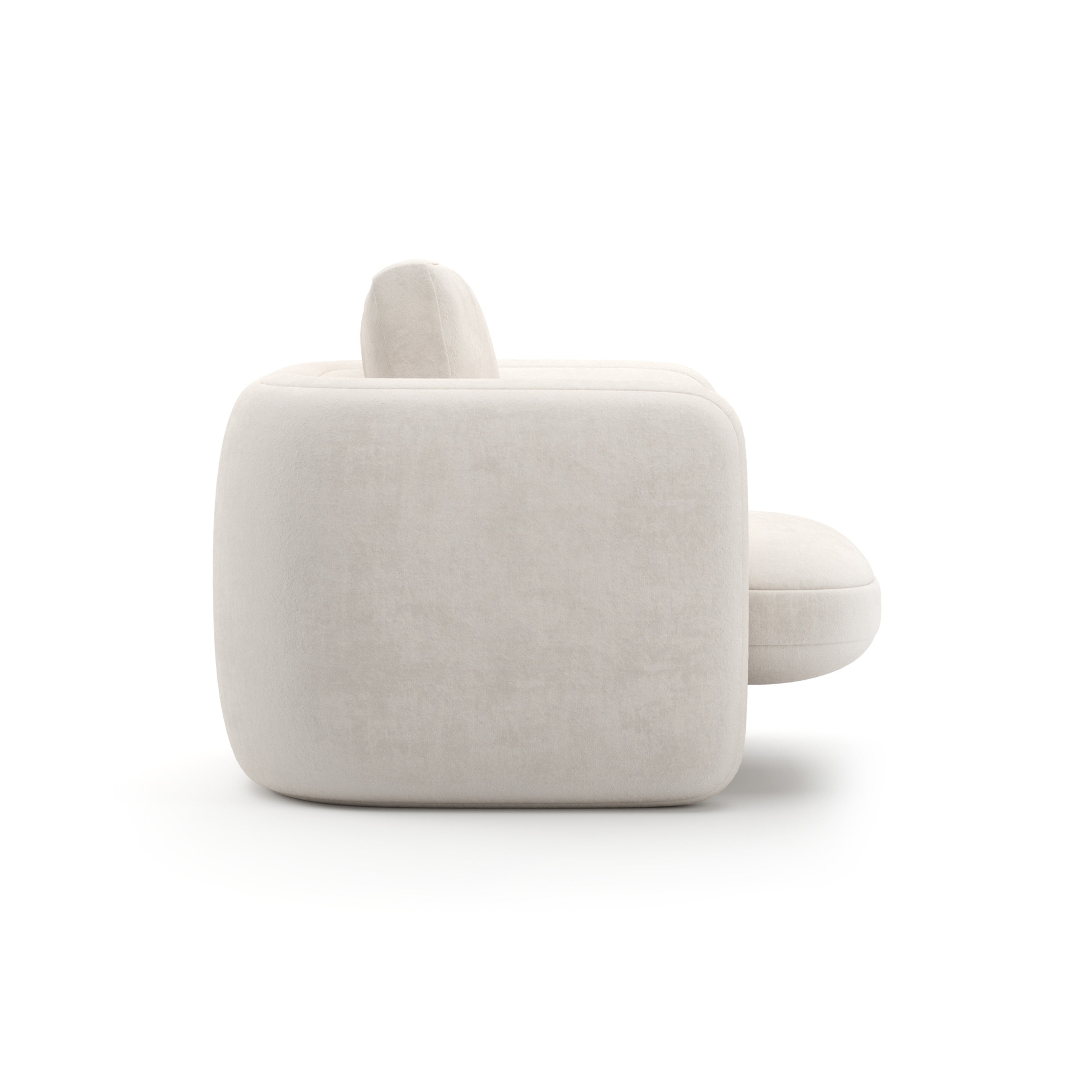 Overlap Chair Ecru – Accent Chairs by Caracole | Sutter & Vale