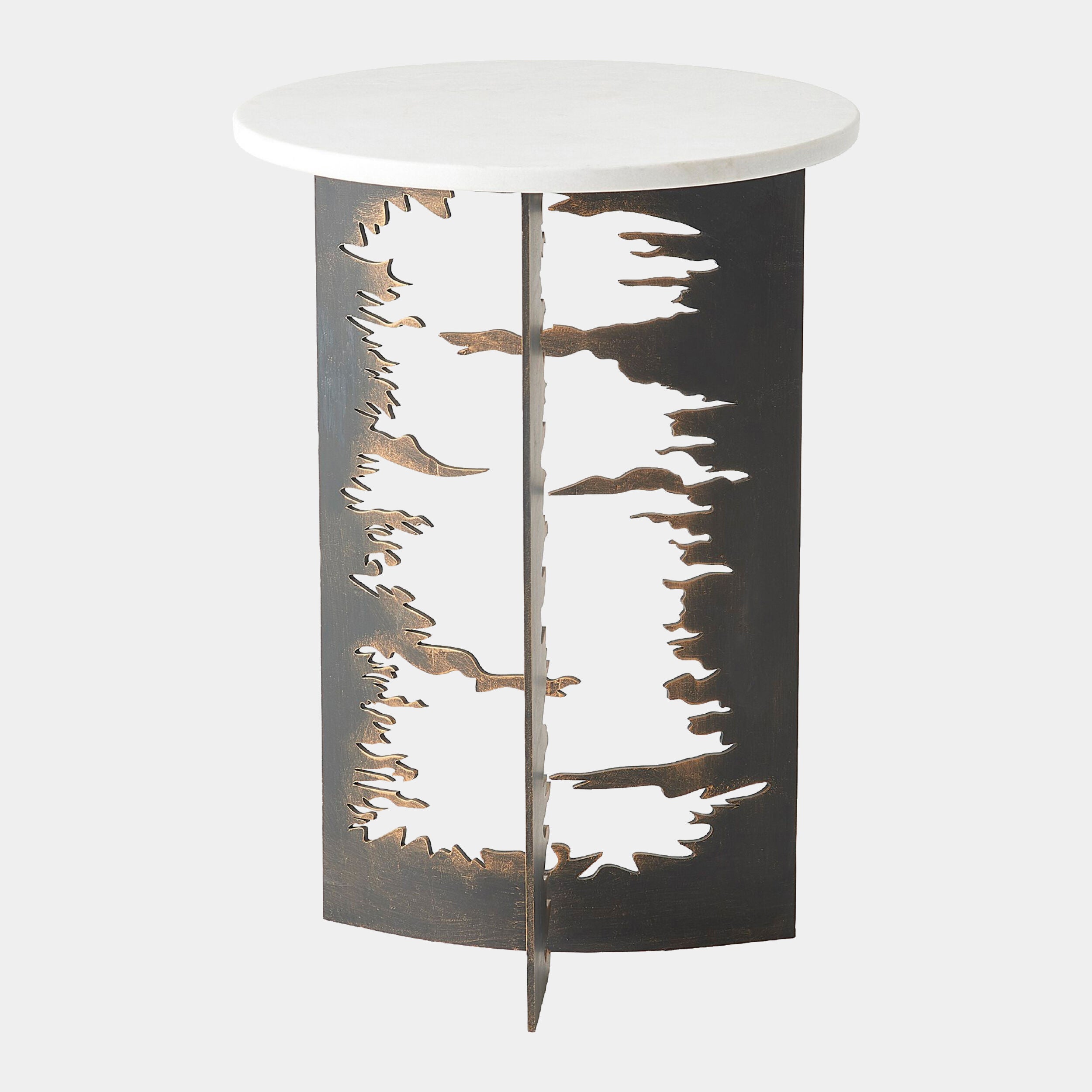 Inverness Cut Out Table-Bronze